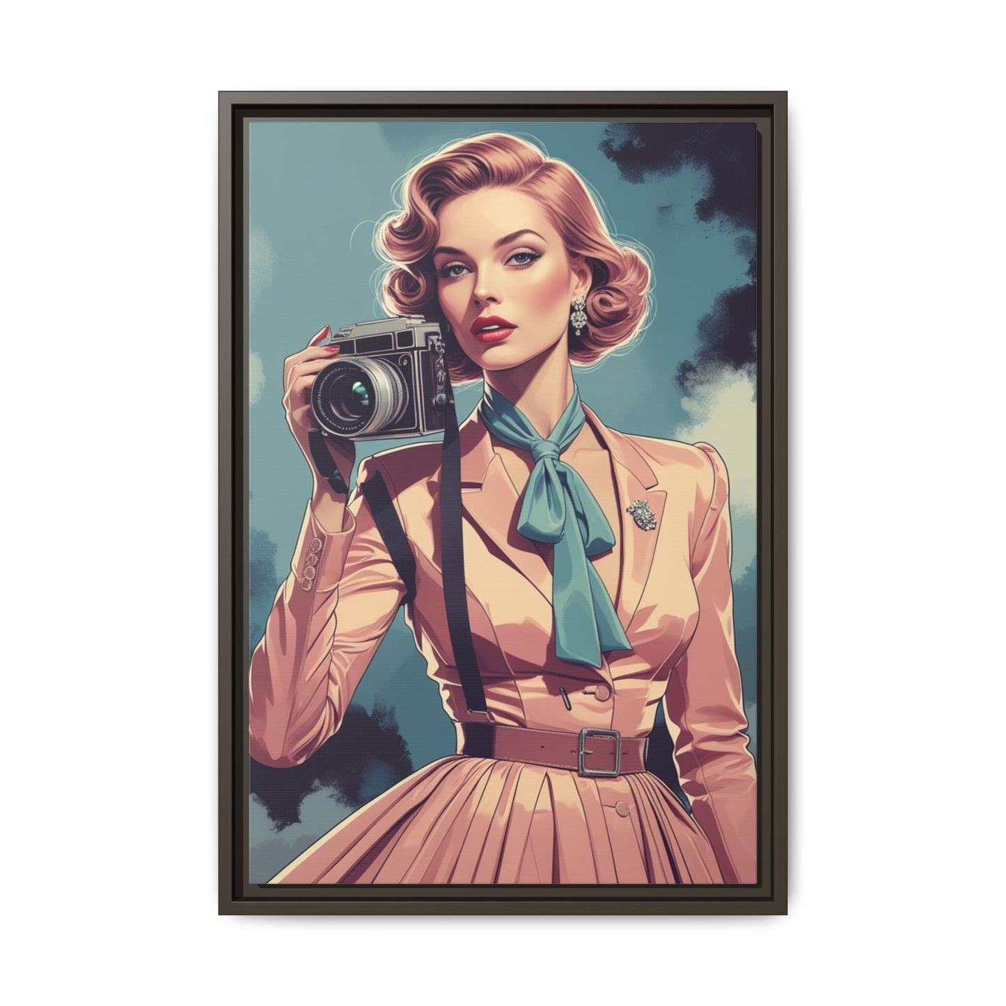 Matte Canvas, Framed (Multi-color)