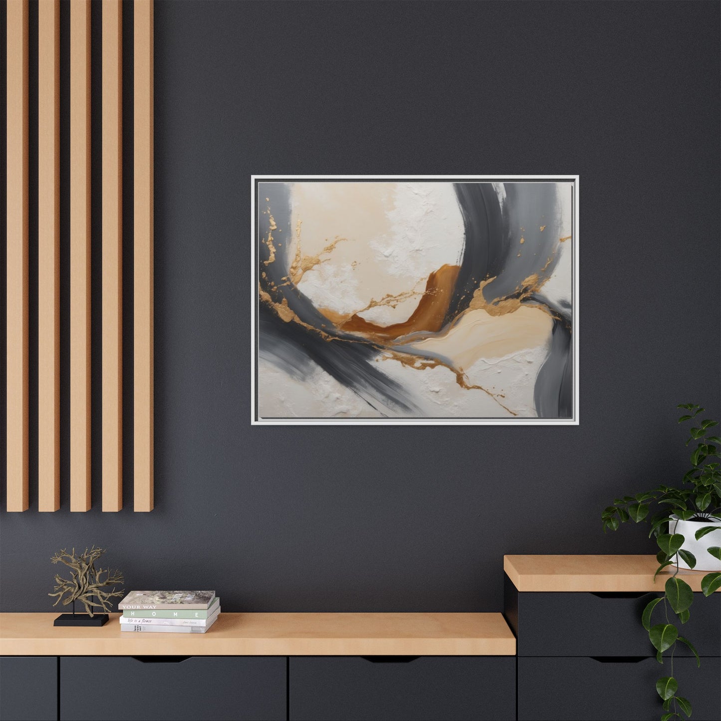 Matte Canvas, Framed (Multi-color)