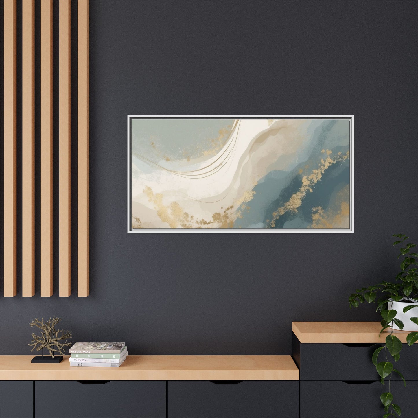 Matte Canvas, Framed (Multi-color)