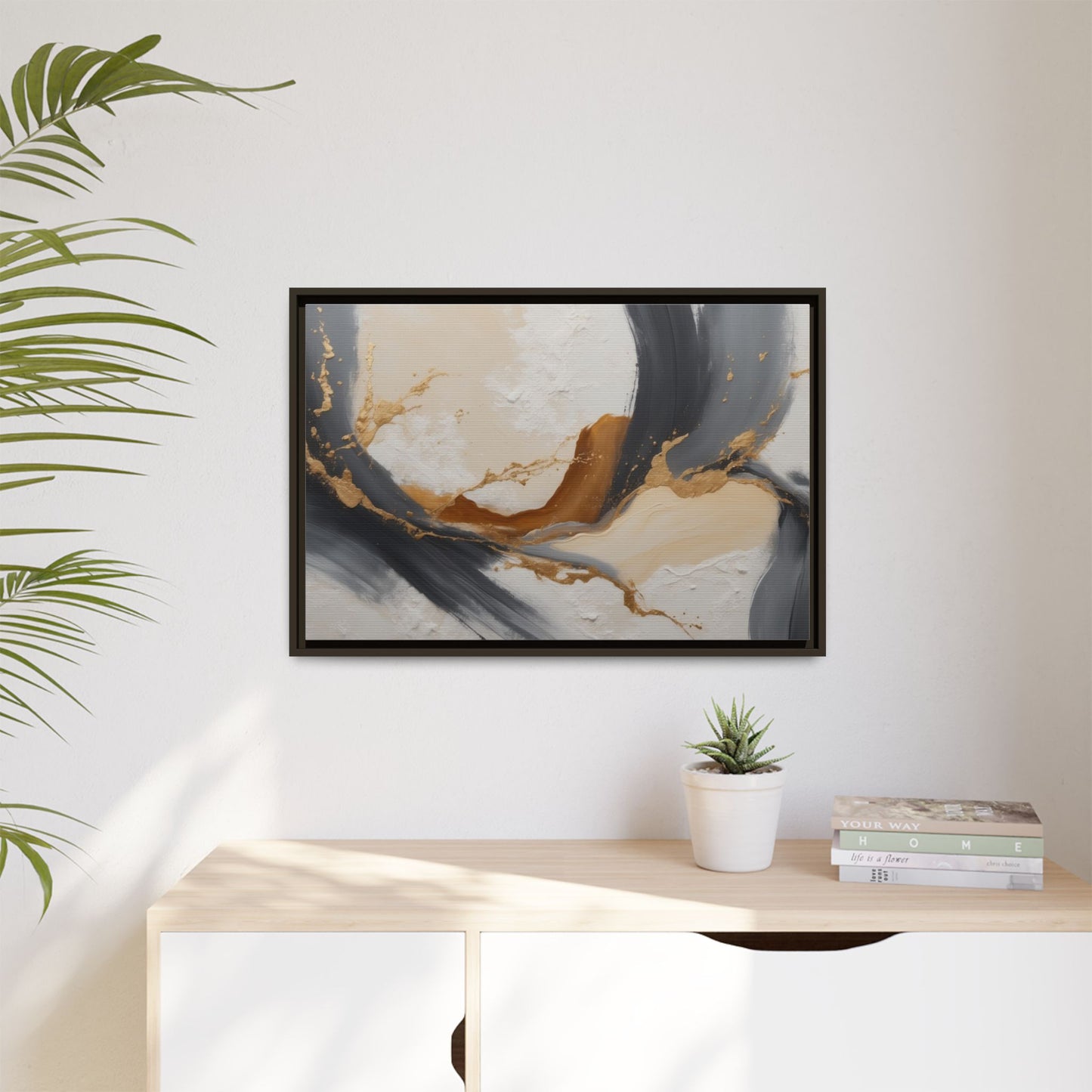 Matte Canvas, Framed (Multi-color)