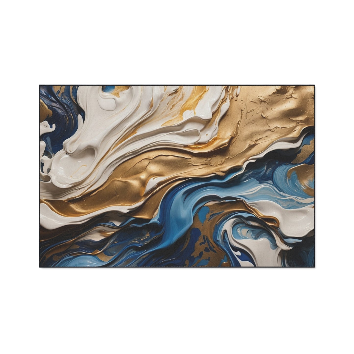 Elegant Marble Design Heavy Duty Floor Mat - Perfect for Home Decor and Holiday Gatherings