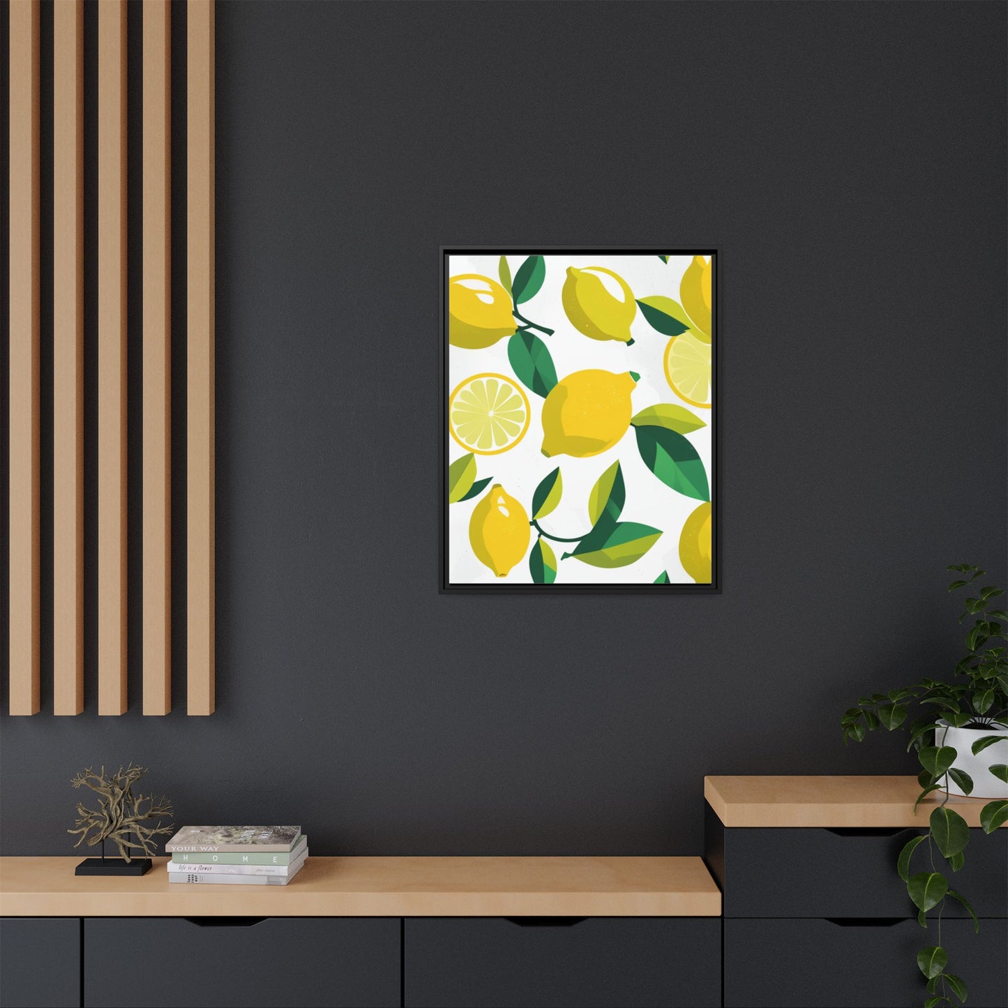 Matte Canvas, Framed (Multi-color)