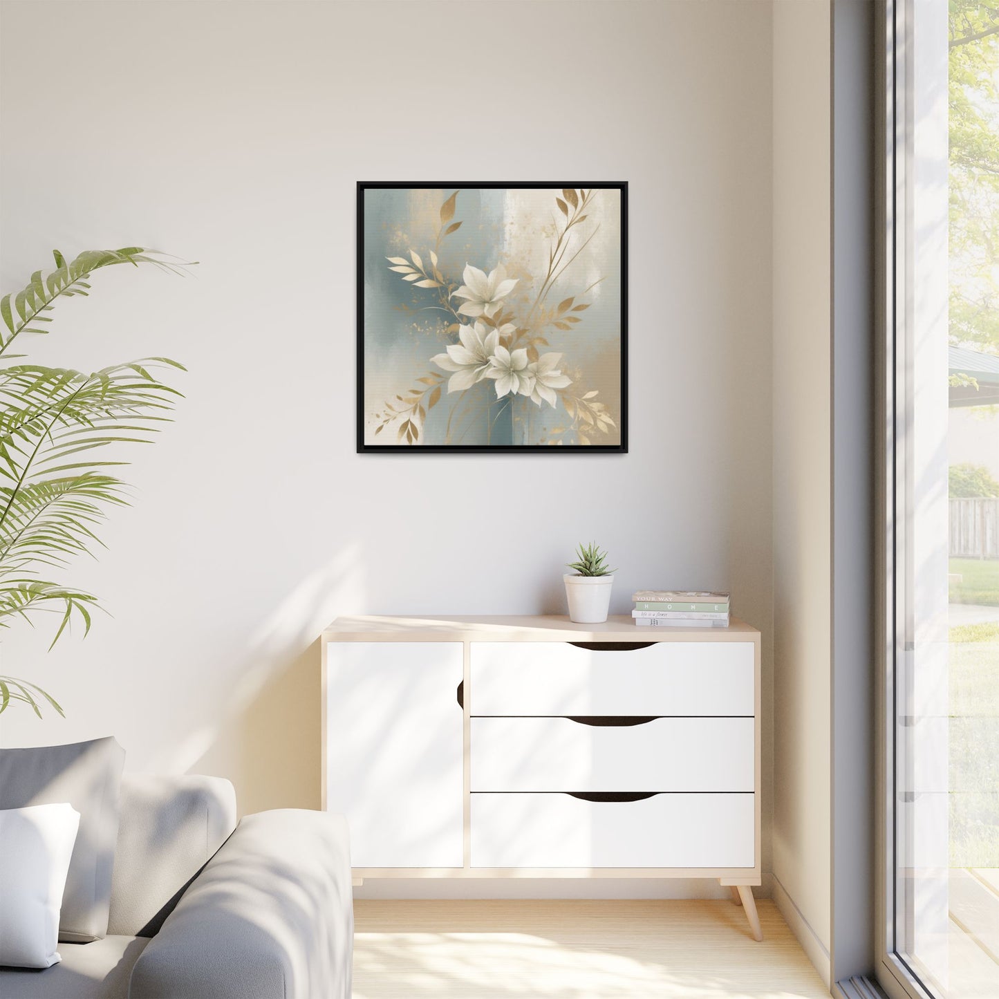 Matte Canvas, Framed (Multi-color)