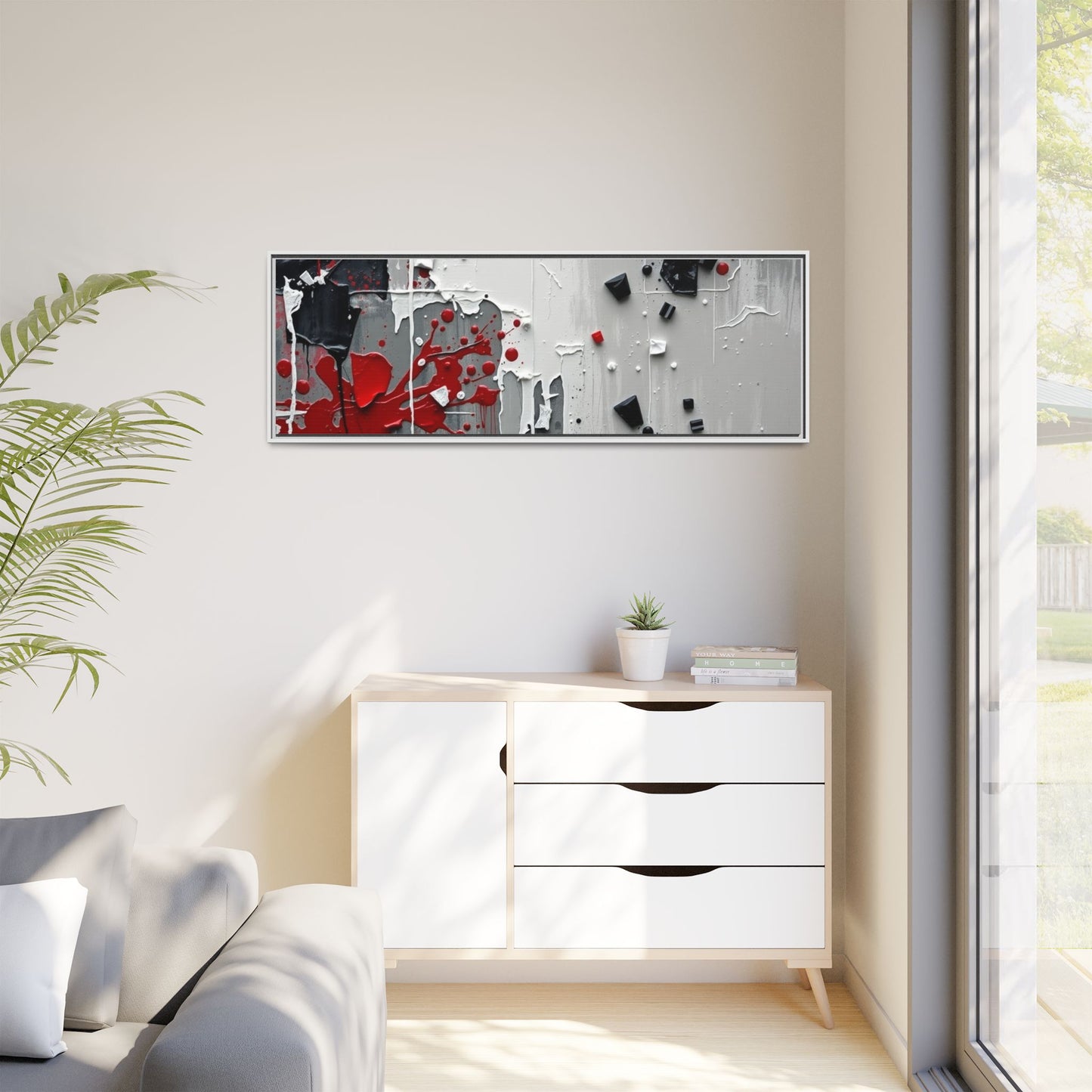 Matte Canvas, Framed (Multi-color)