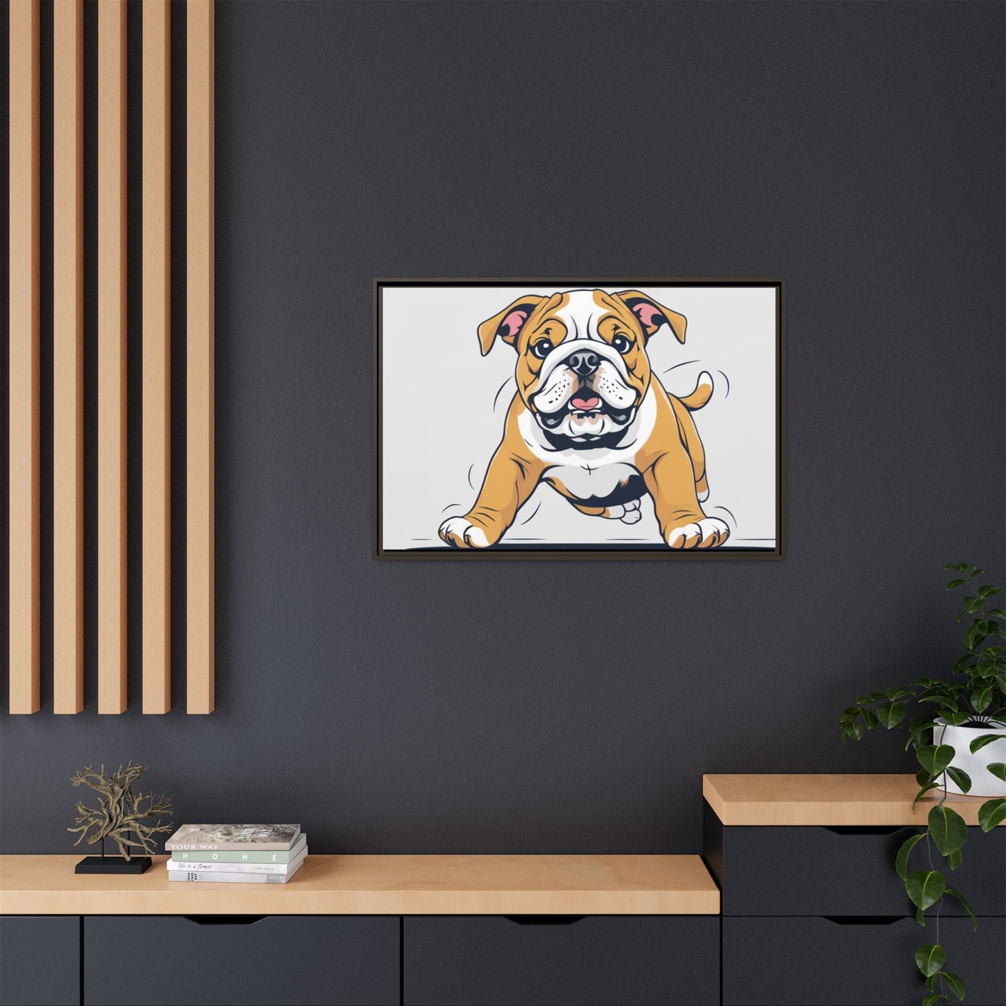 Matte Canvas, Framed (Multi-color)