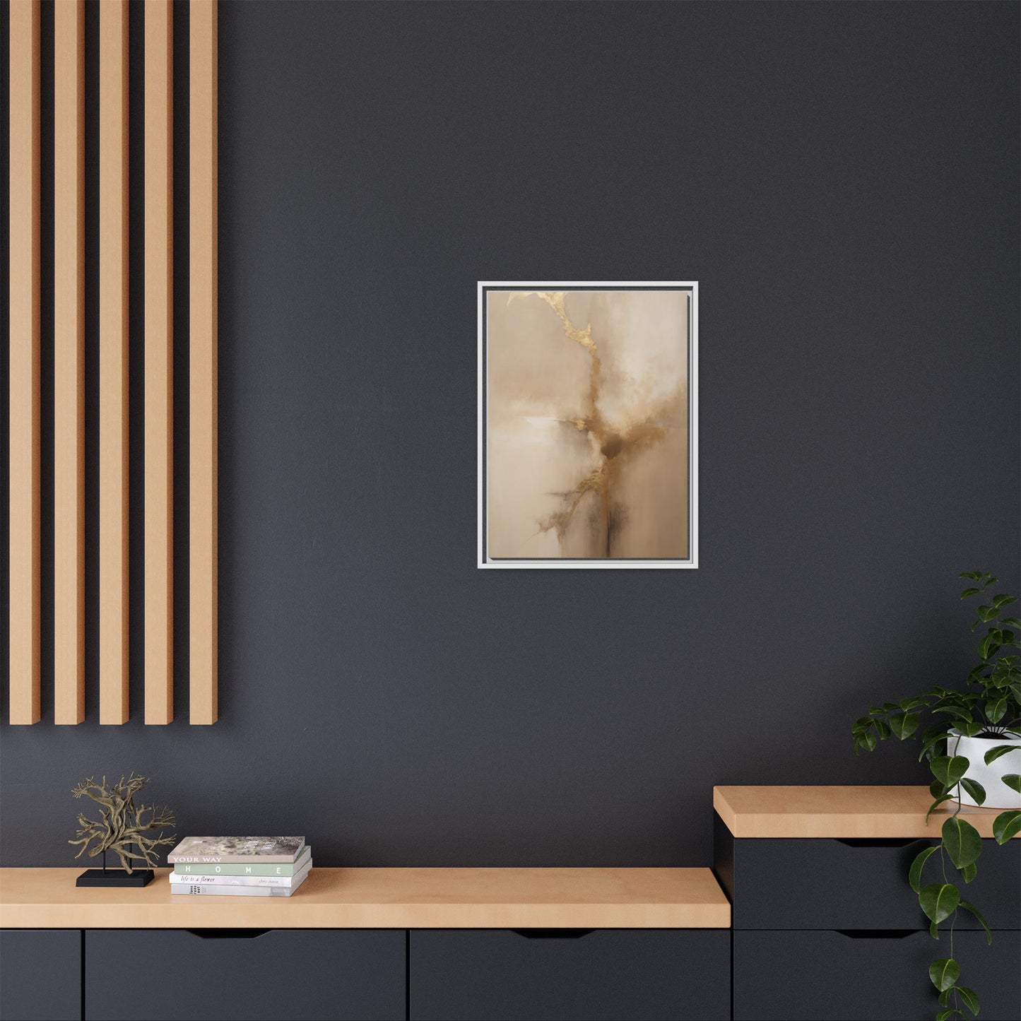 Matte Canvas, Framed (Multi-color)