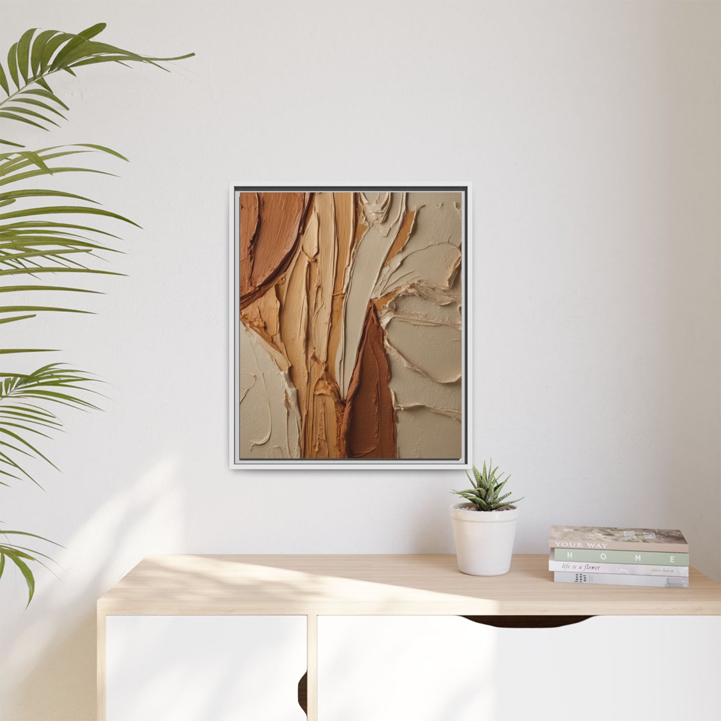 Matte Canvas, Framed (Multi-color)