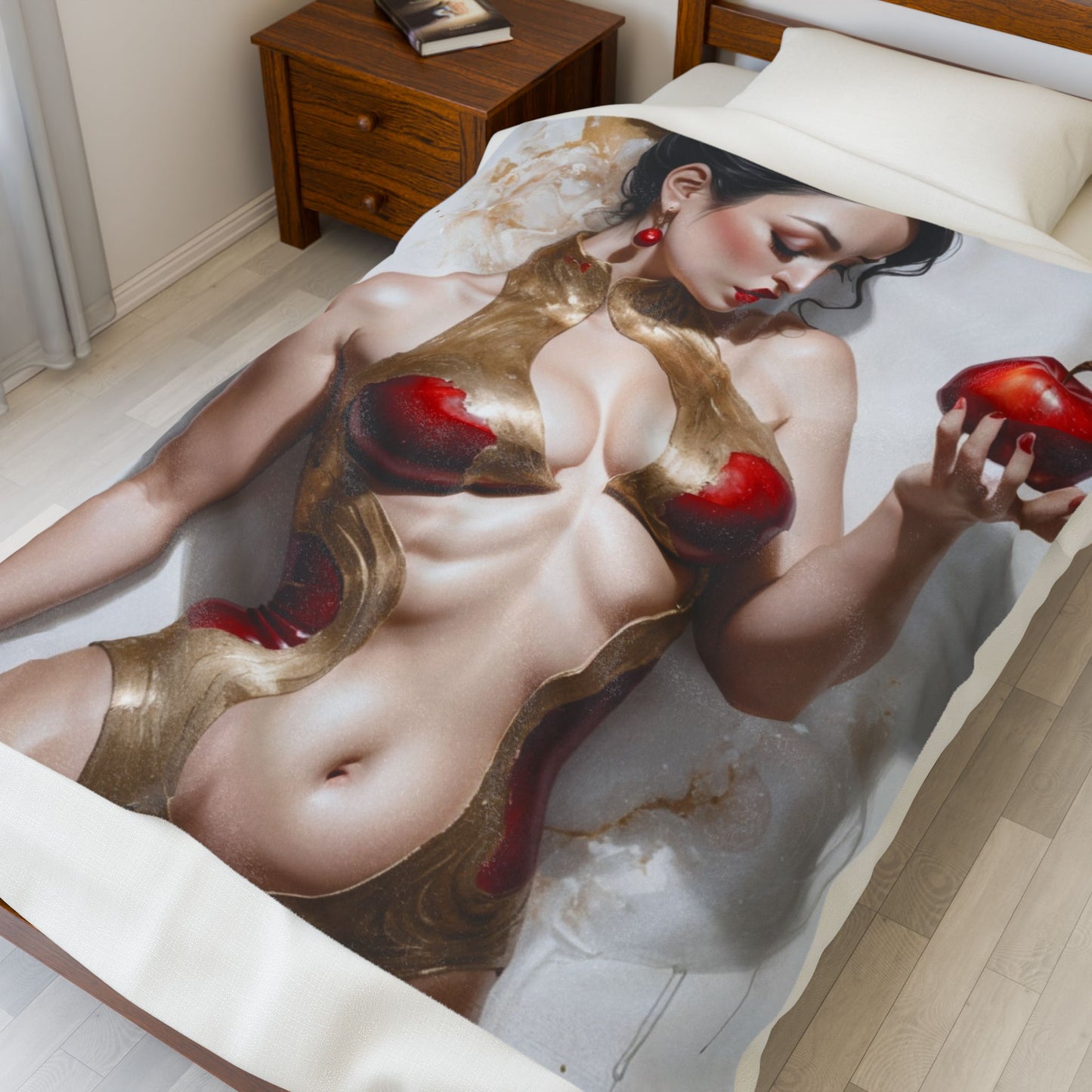 Forbidden Muse - Velveteen Plush Blanket