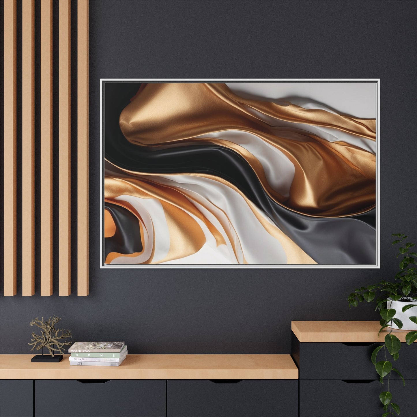 Matte Canvas, Framed (Multi-color)