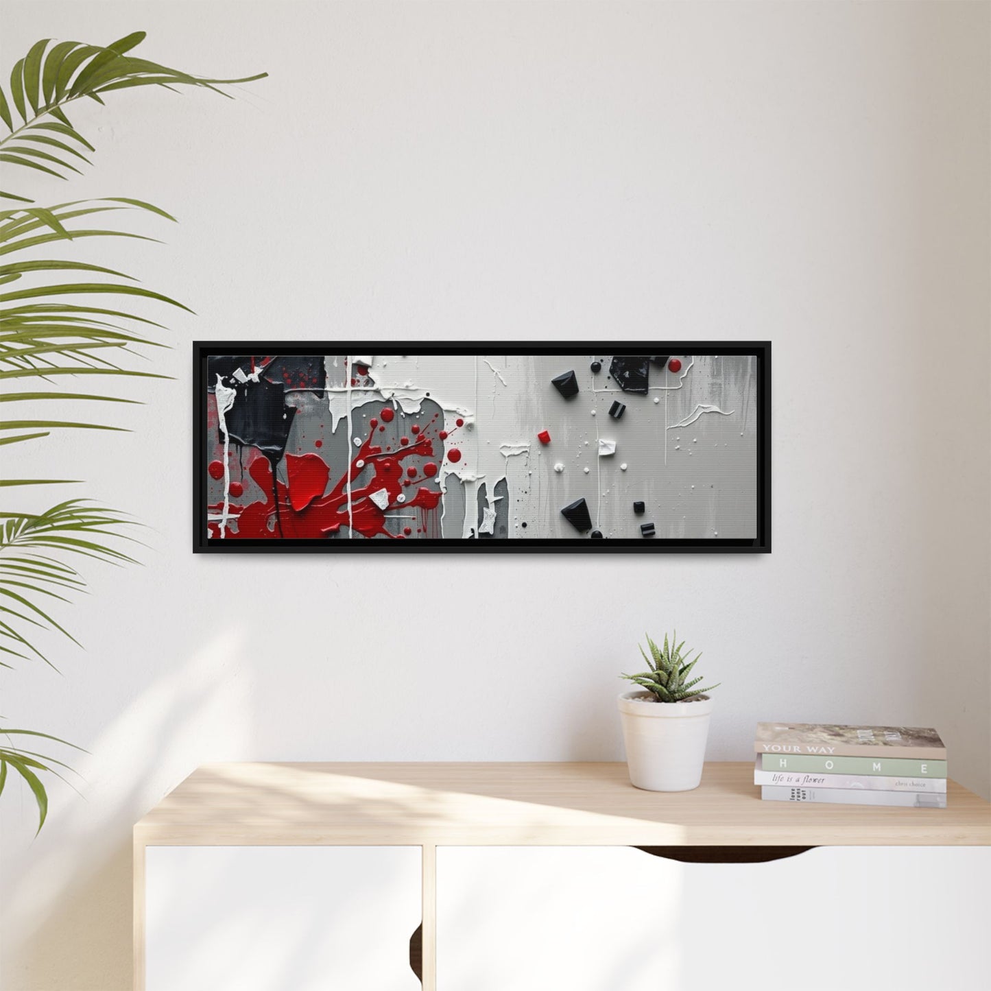 Matte Canvas, Framed (Multi-color)