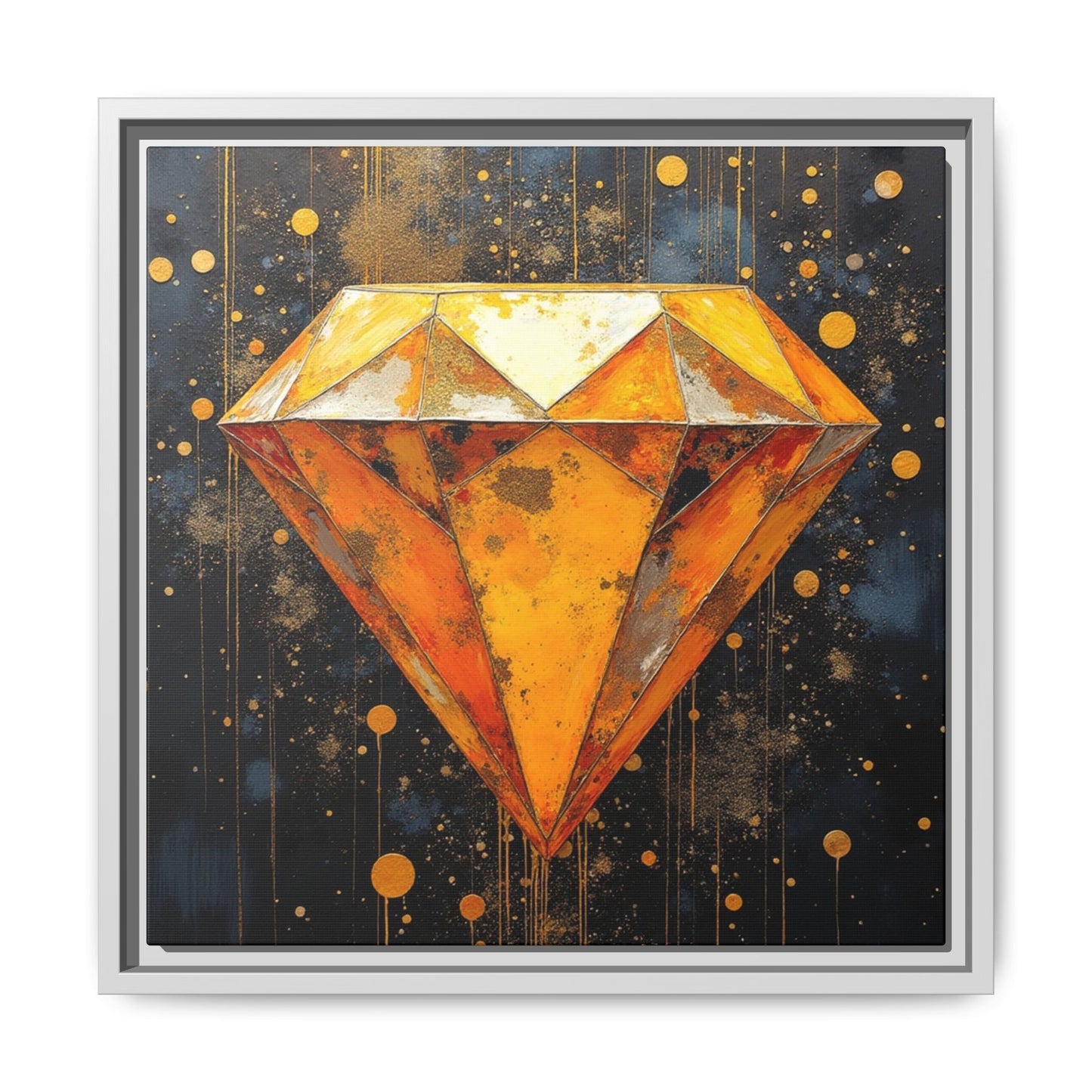 Matte Canvas, Framed (Multi-color)