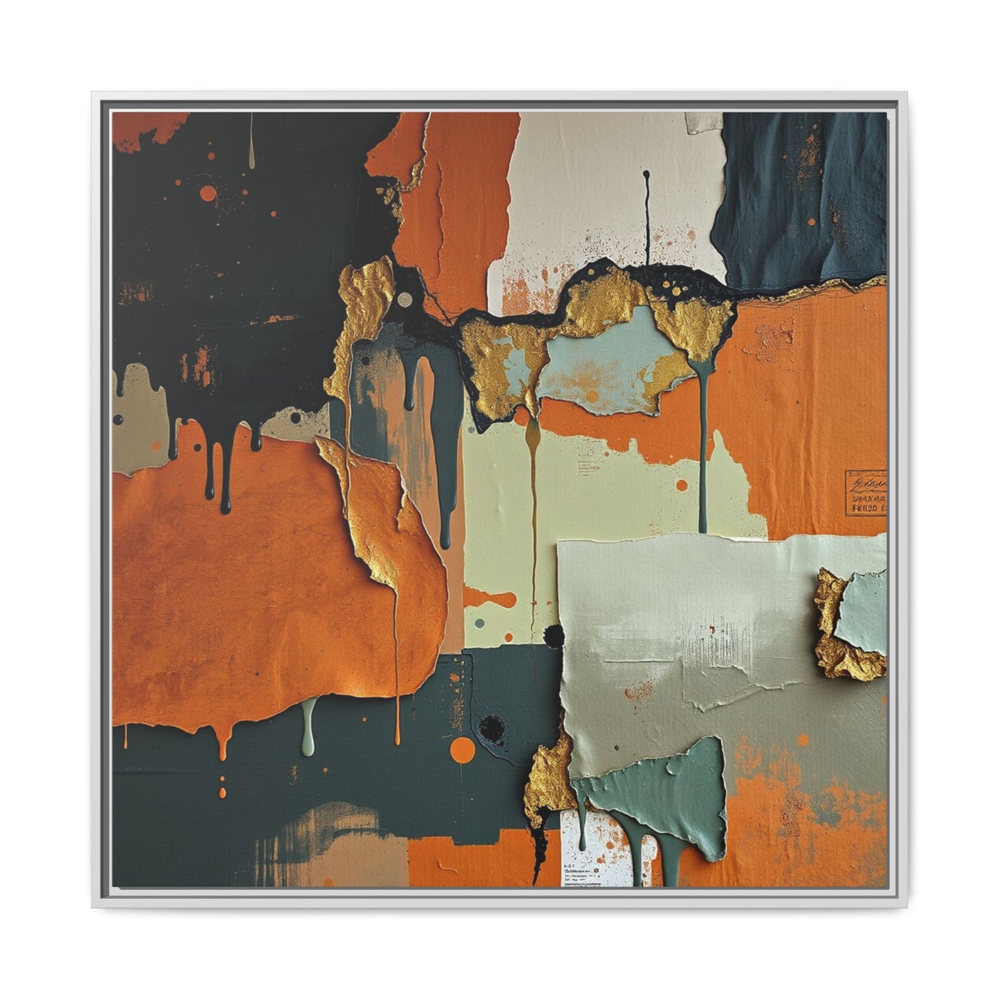 Matte Canvas, Framed (Multi-color)