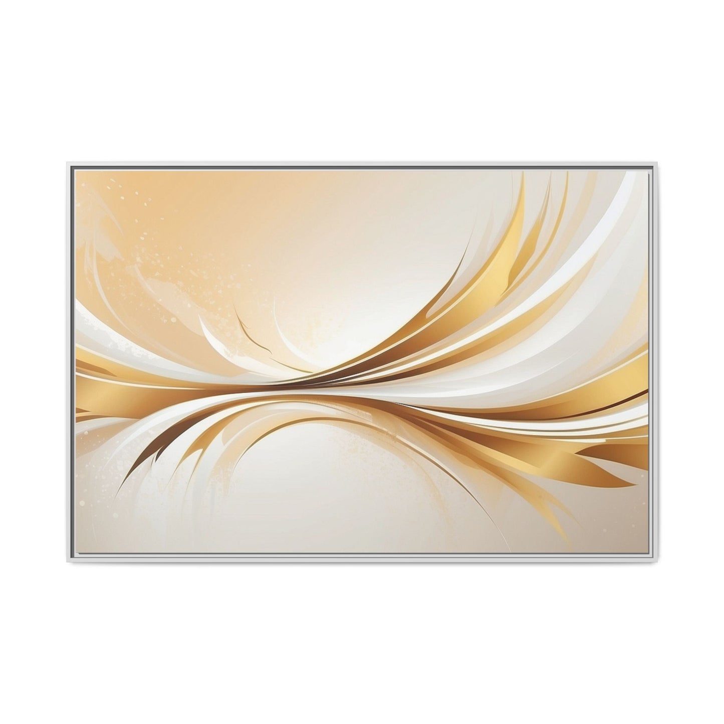 Modern Abstract Wall Art - Framed Matte Canvas Decor
