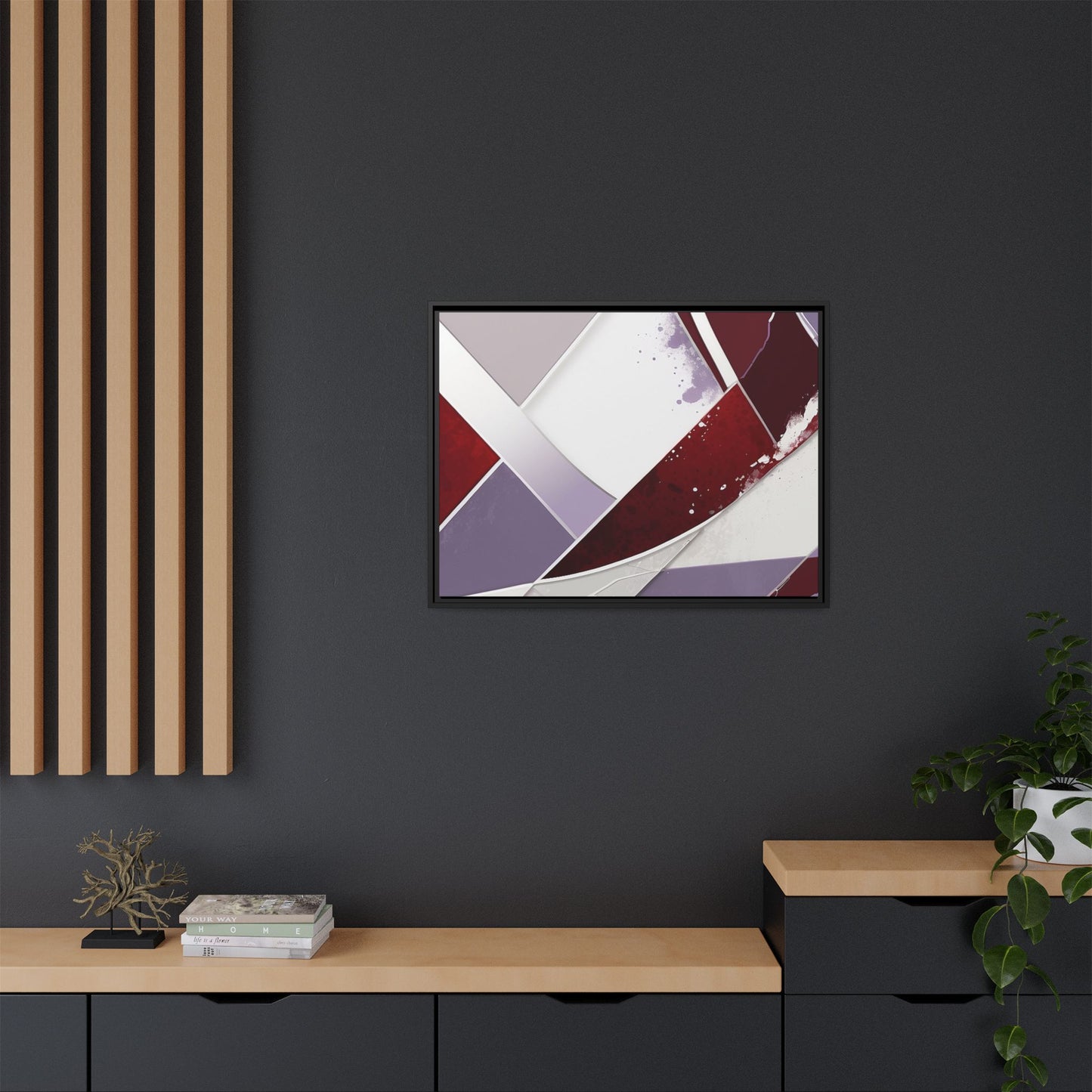 Matte Canvas, Framed (Multi-color)