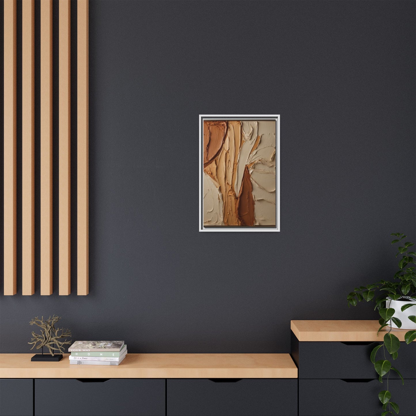 Matte Canvas, Framed (Multi-color)