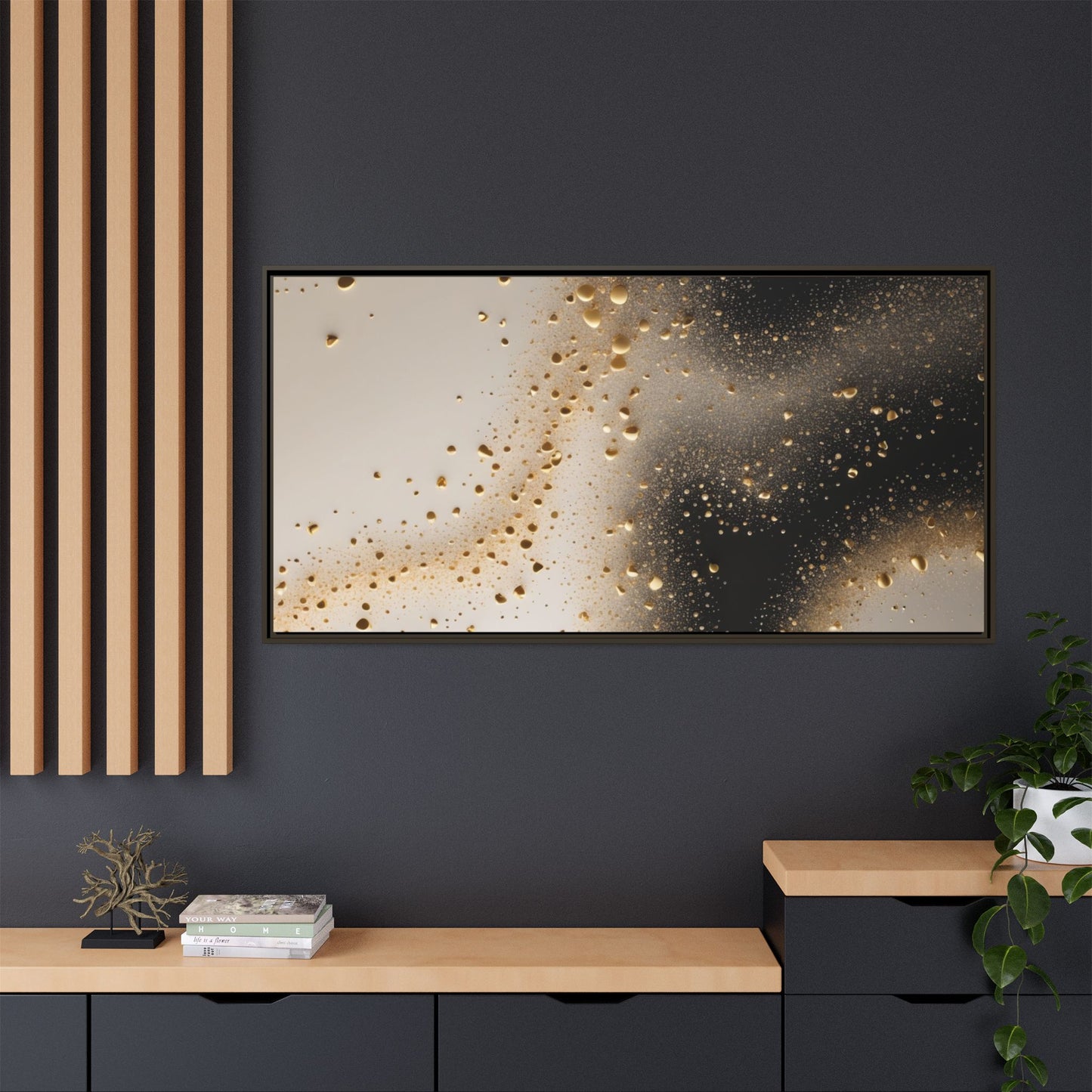 Matte Canvas, Framed (Multi-color)
