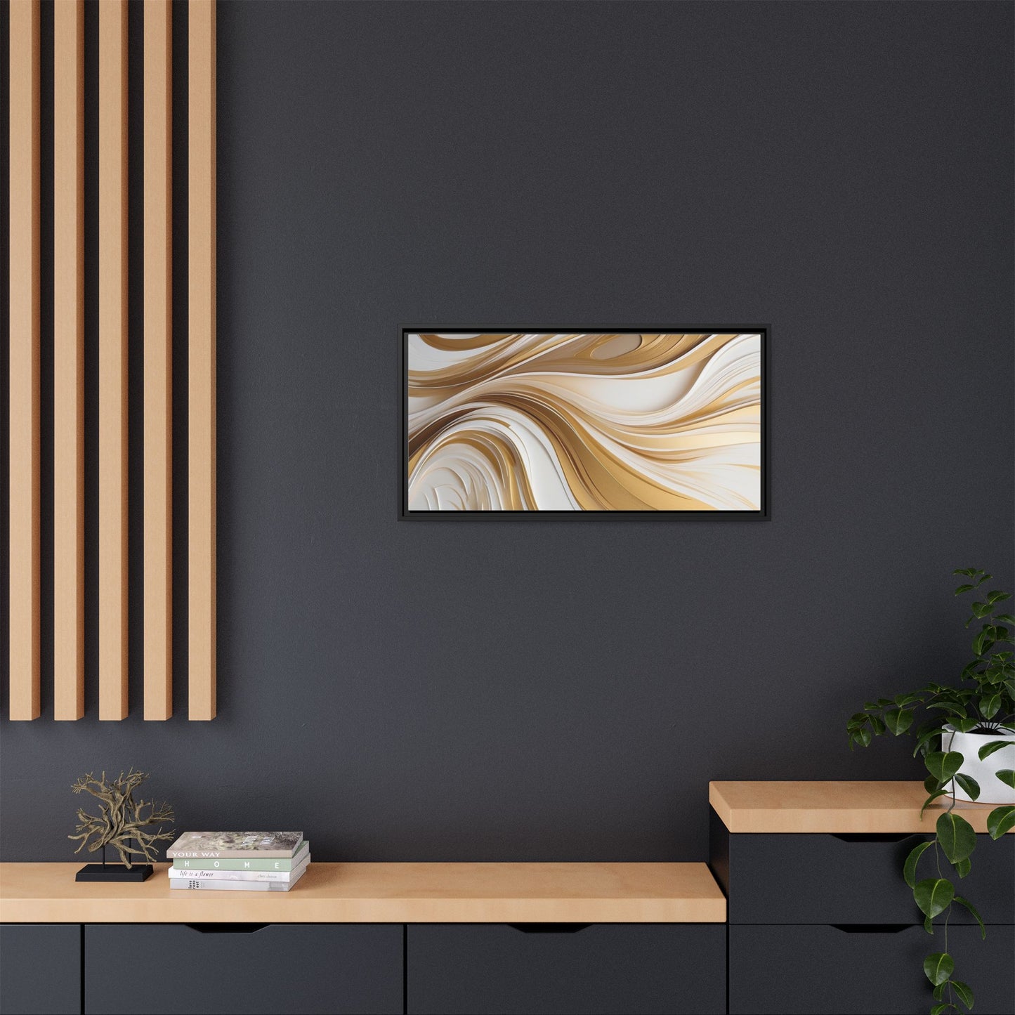 Matte Canvas, Framed (Multi-color)