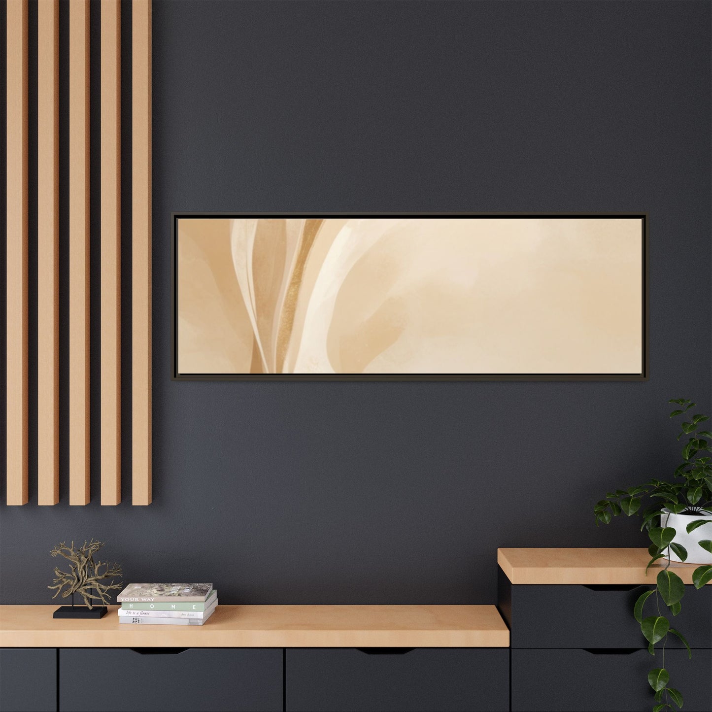 Matte Canvas, Framed (Multi-color)