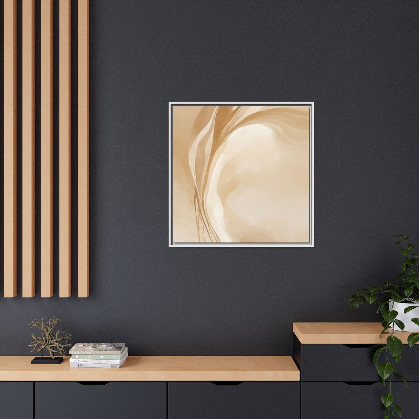 Matte Canvas, Framed (Multi-color)