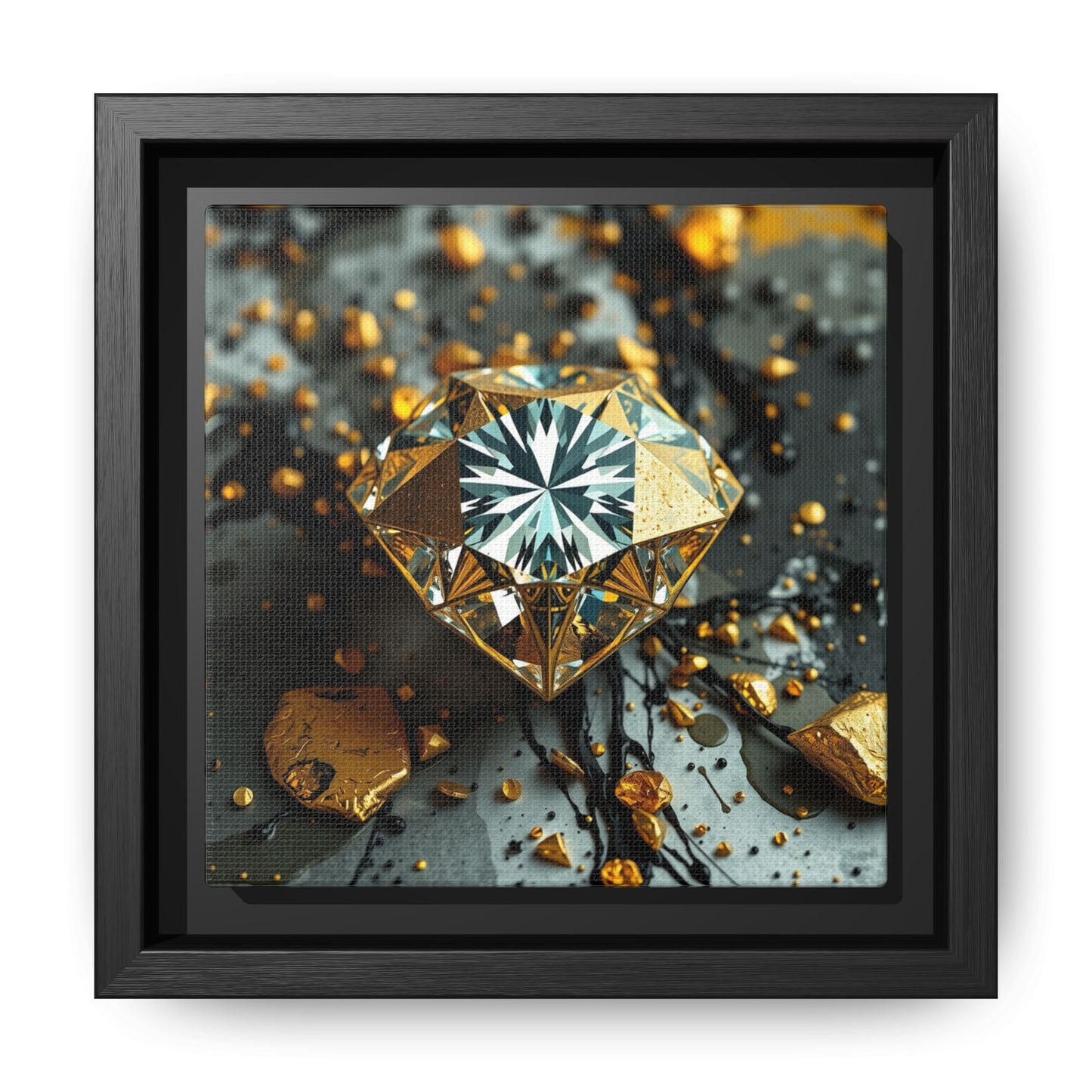 Matte Canvas, Framed (Multi-color)