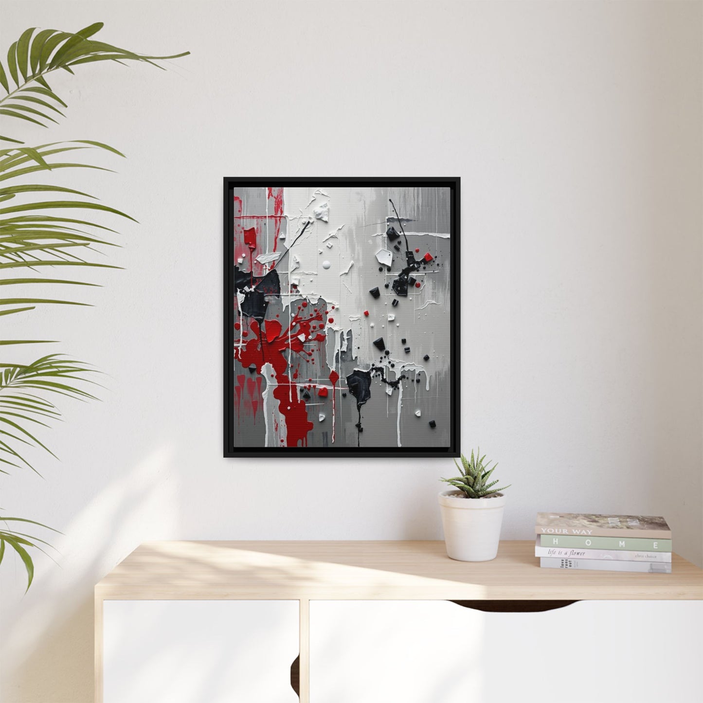 Matte Canvas, Framed (Multi-color)
