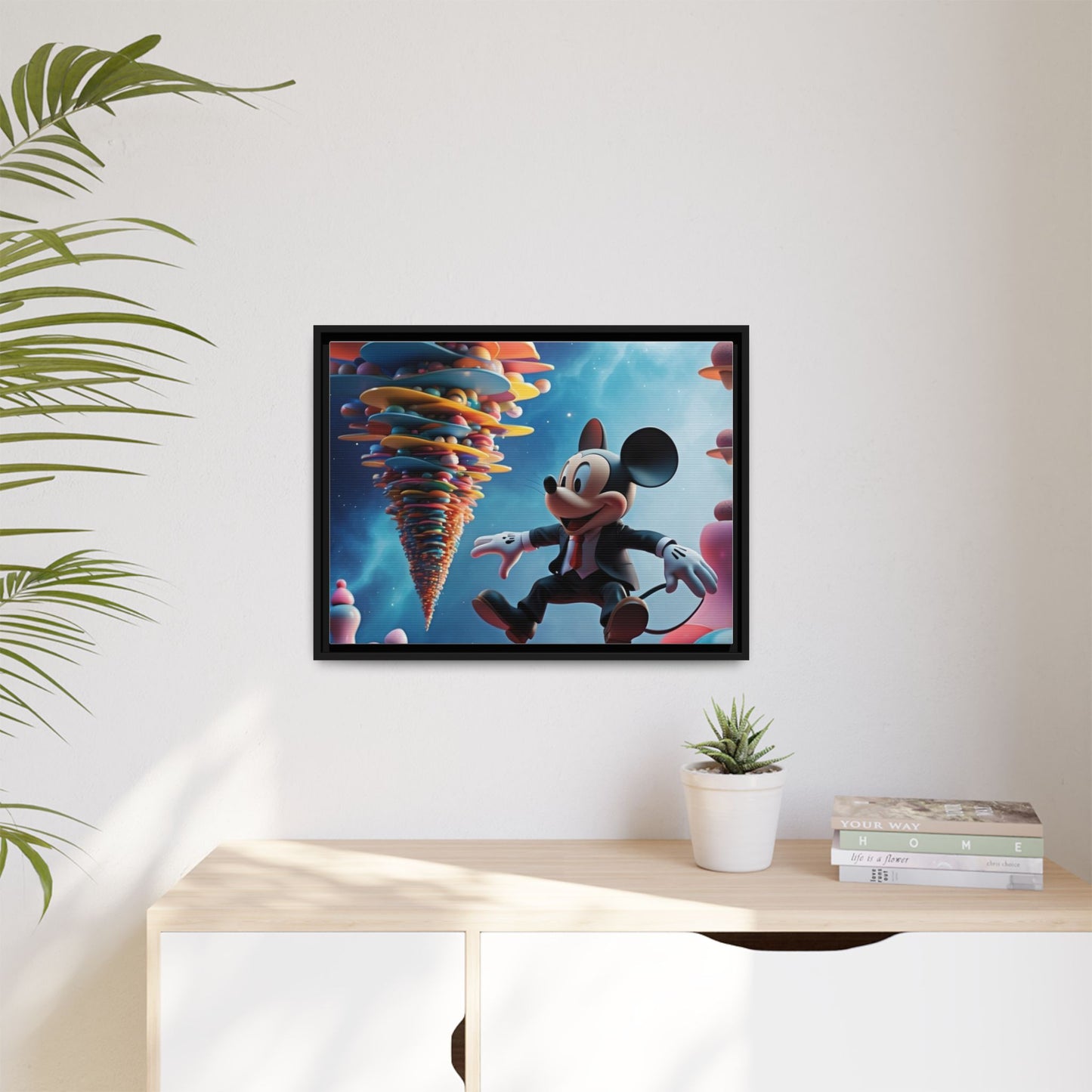 Matte Canvas, Framed (Multi-color)