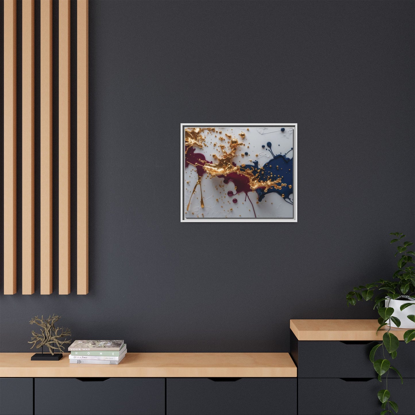 Matte Canvas, Framed (Multi-color)