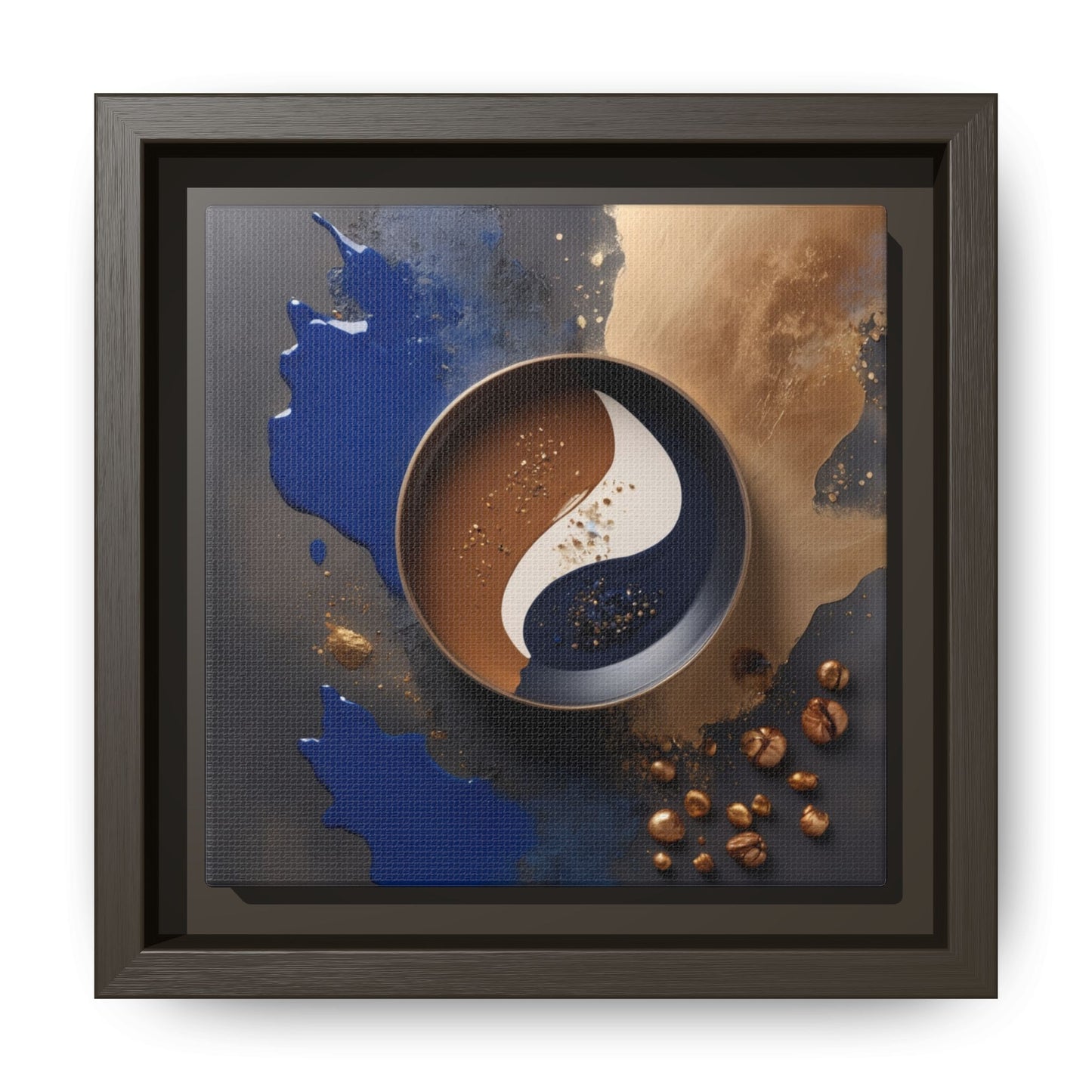 Fusion of Flavor and Form Art Canvas - Framed Wall Decor