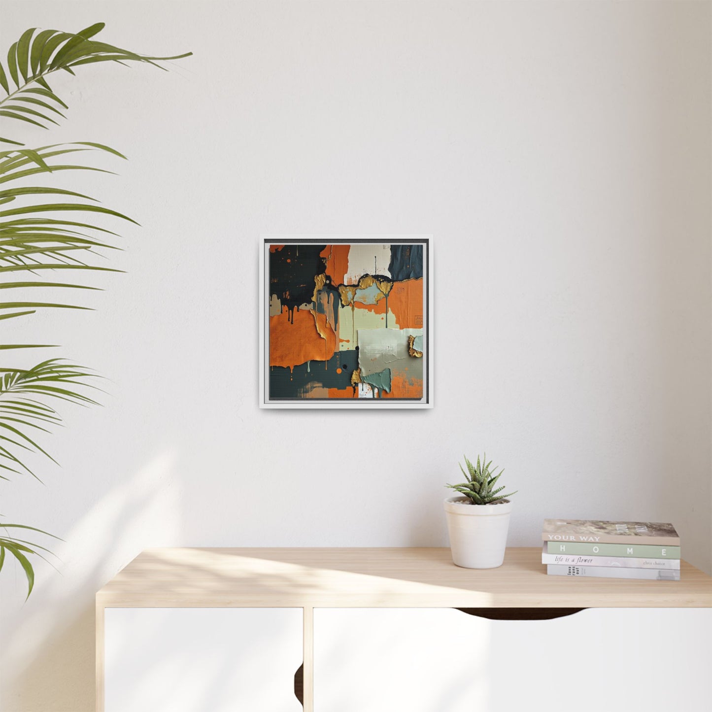 Matte Canvas, Framed (Multi-color)