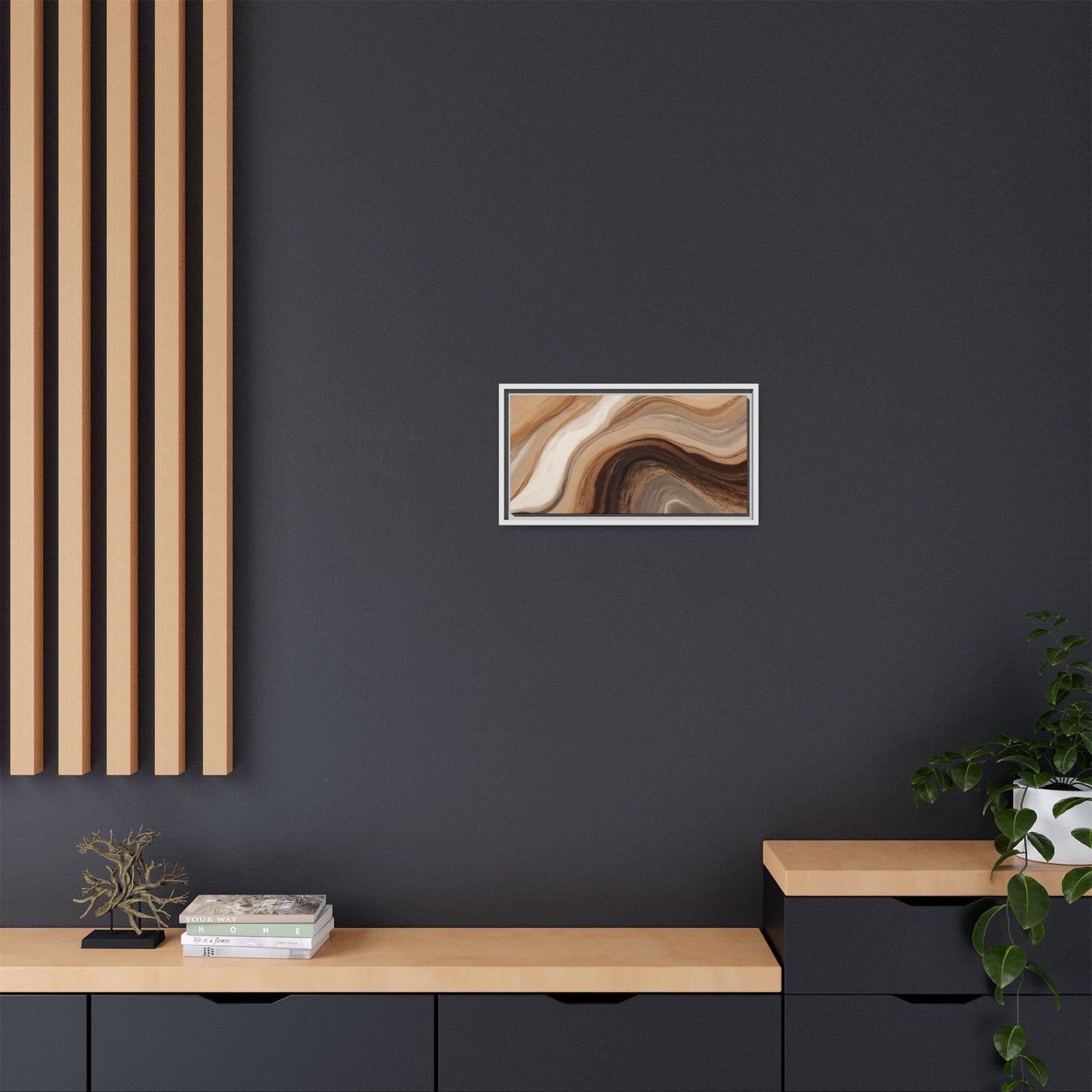 Matte Canvas, Framed (Multi-color)