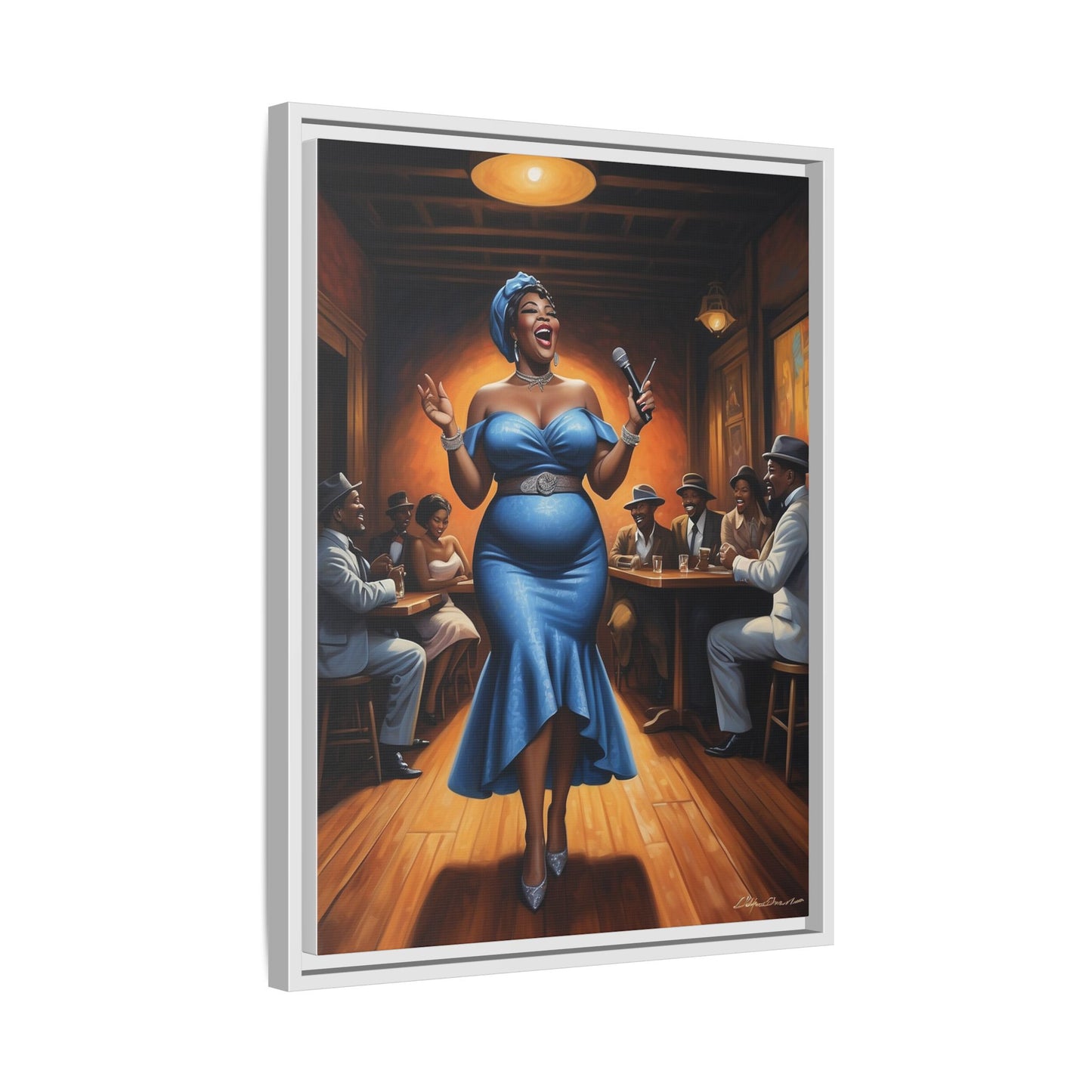 Matte Canvas, Framed (Multi-color)