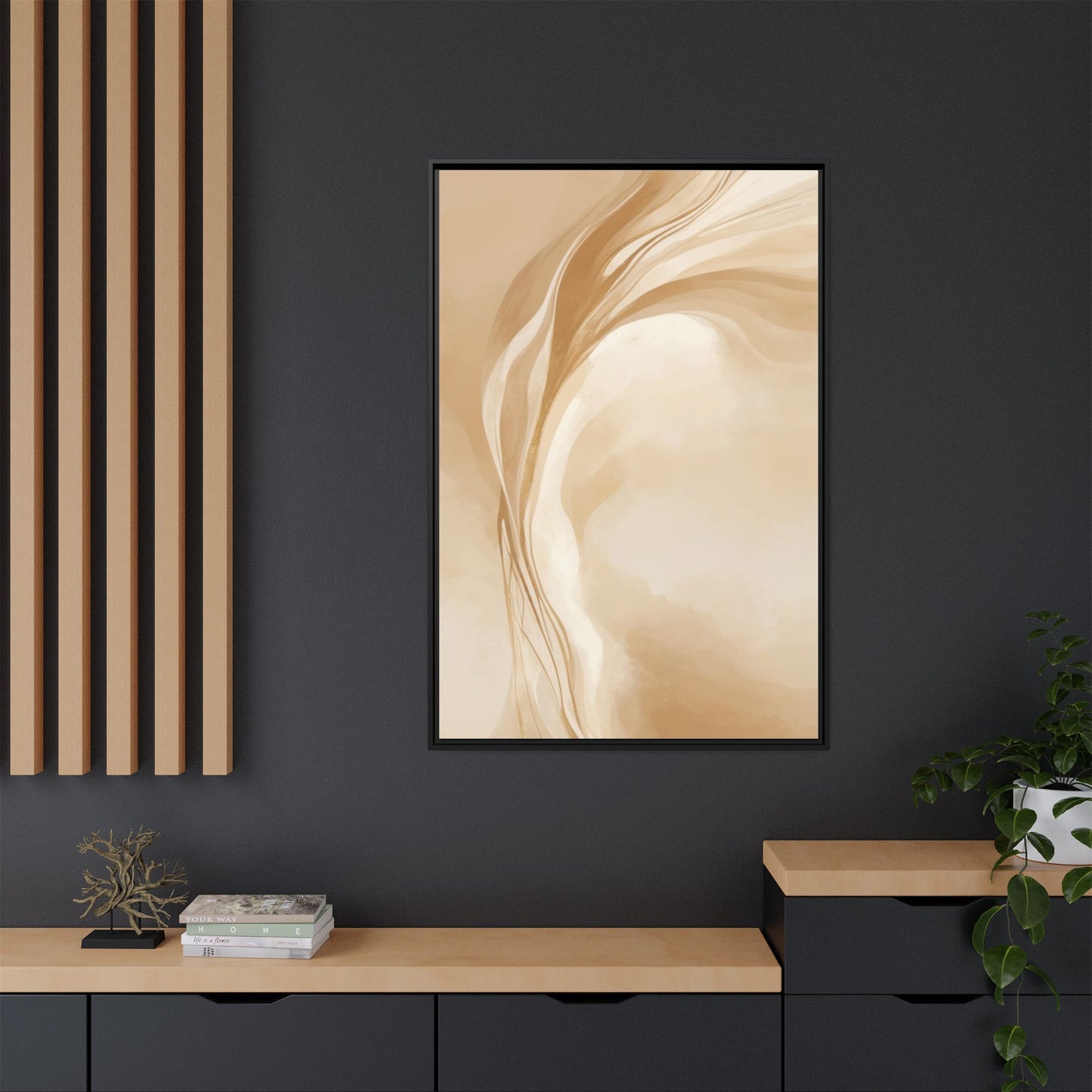 Matte Canvas, Framed (Multi-color)