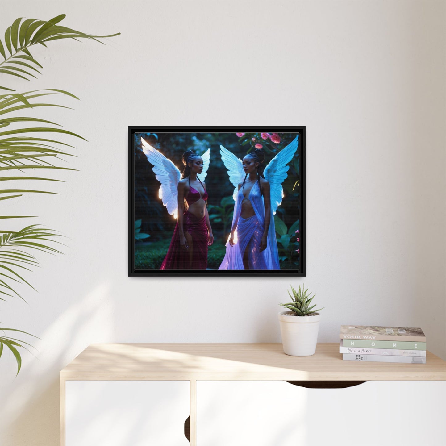 Matte Canvas, Framed (Multi-color)
