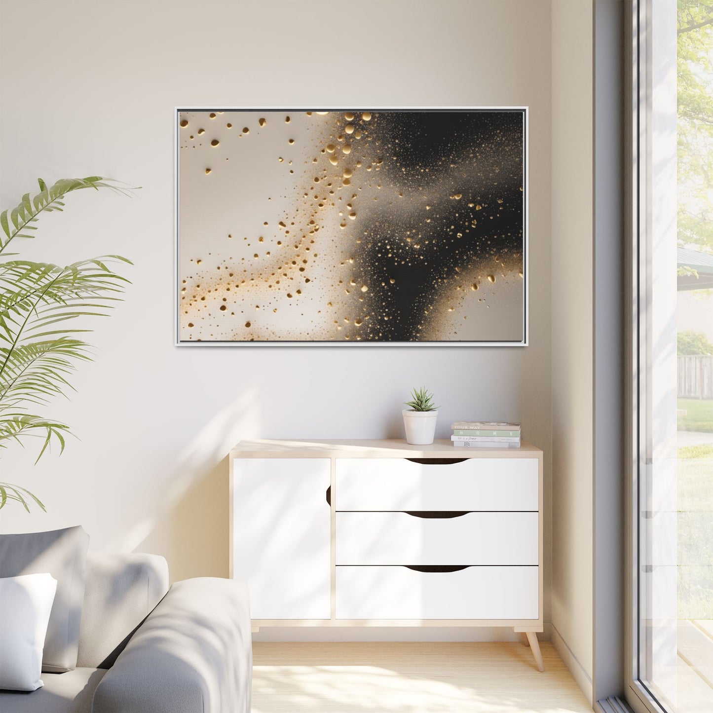 Matte Canvas, Framed (Multi-color)