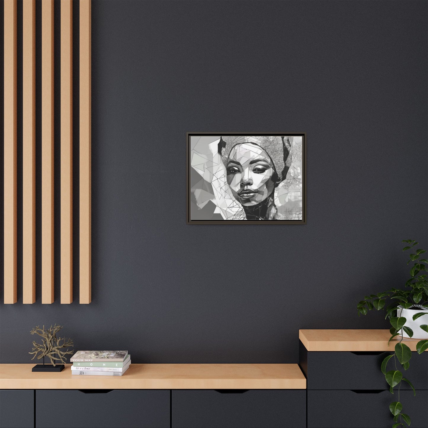 Fractured Grace: Portrait in Prism