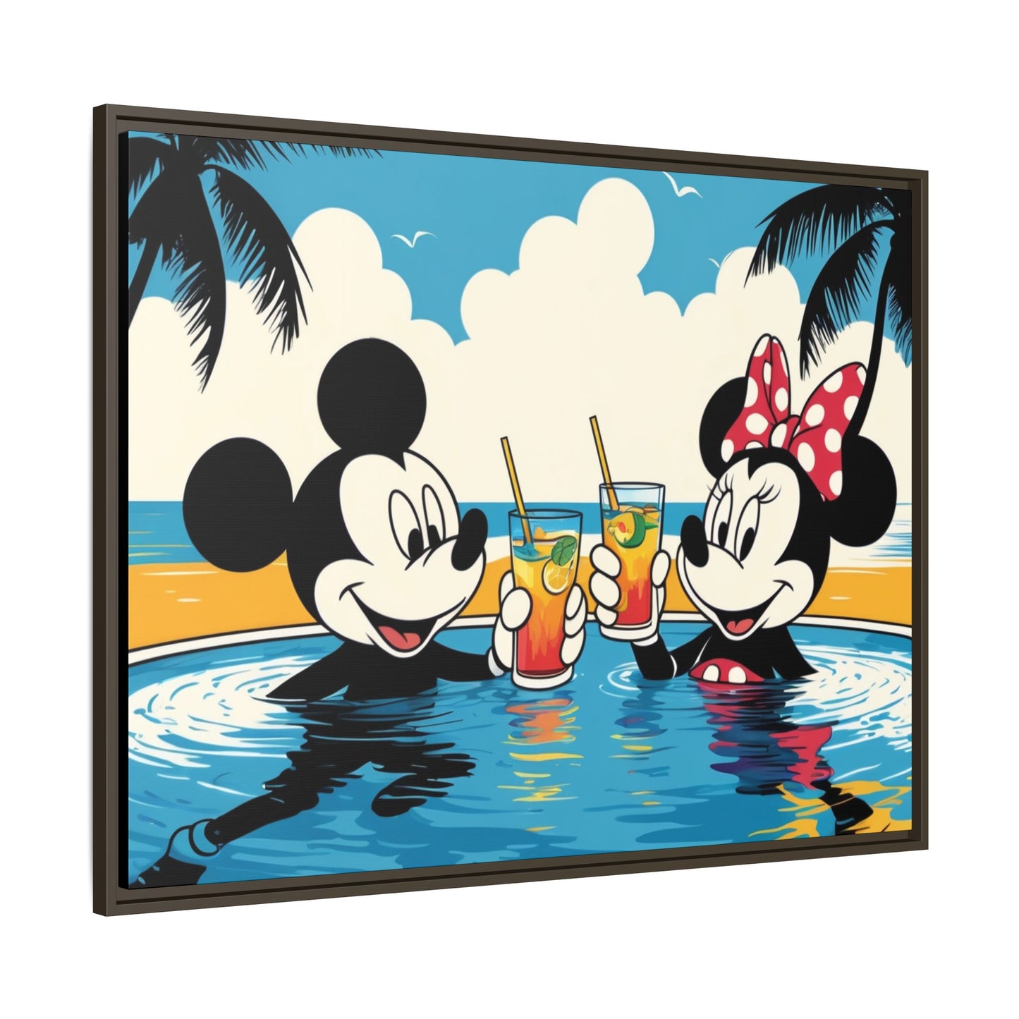 Matte Canvas, Framed (Multi-color)