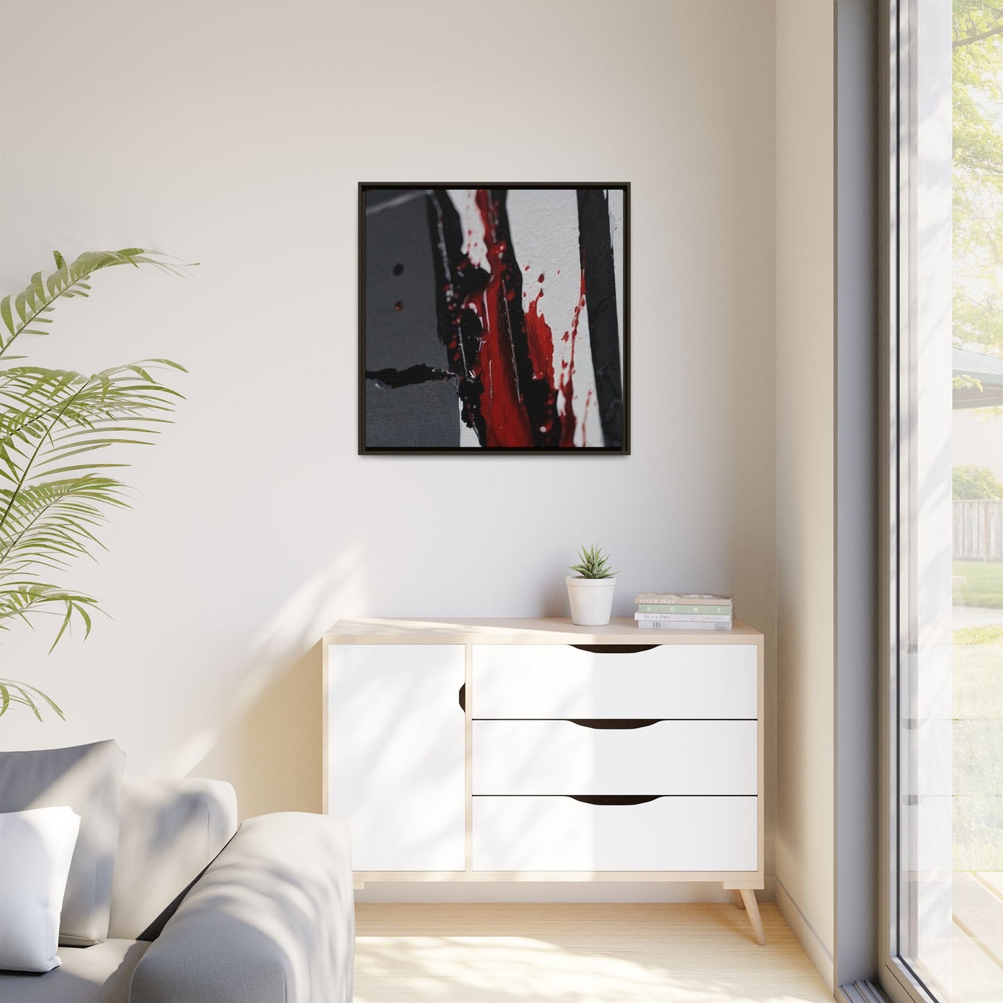 Matte Canvas, Framed (Multi-color)