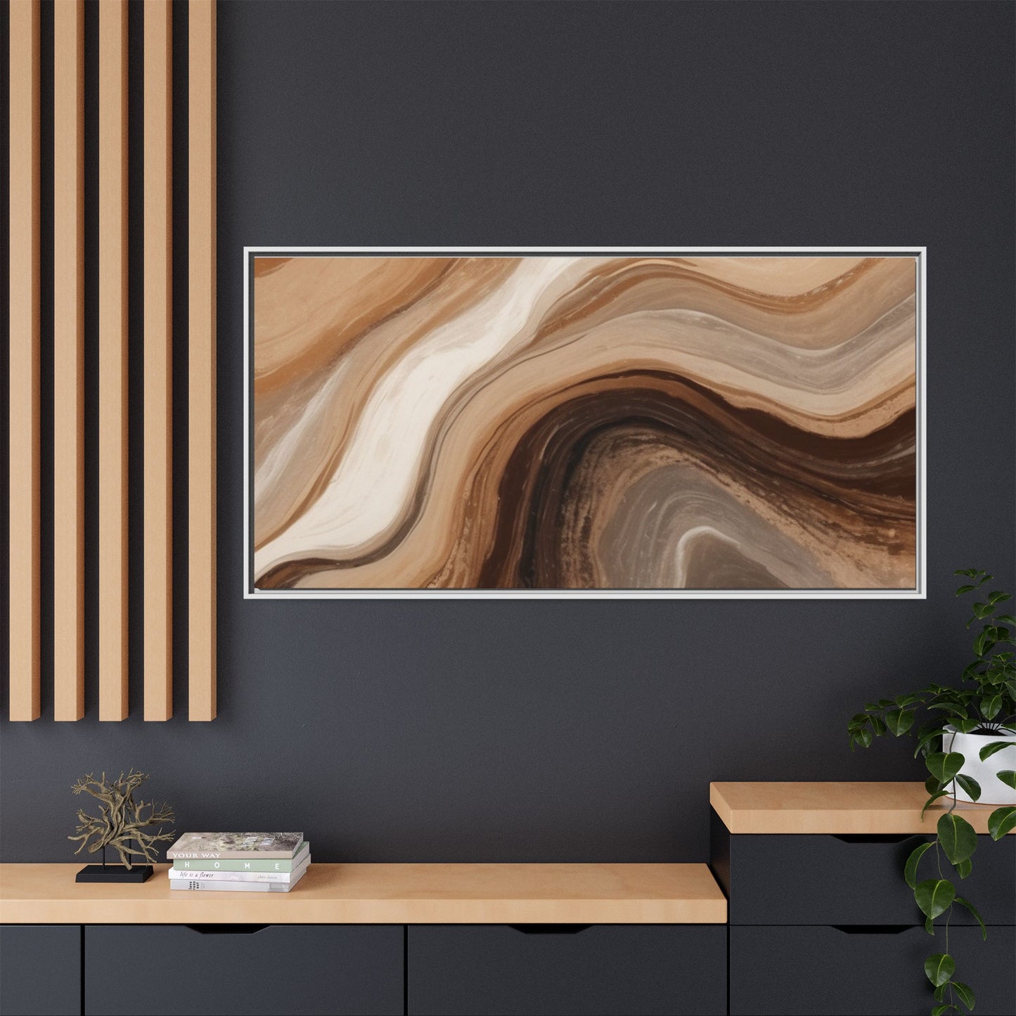 Matte Canvas, Framed (Multi-color)