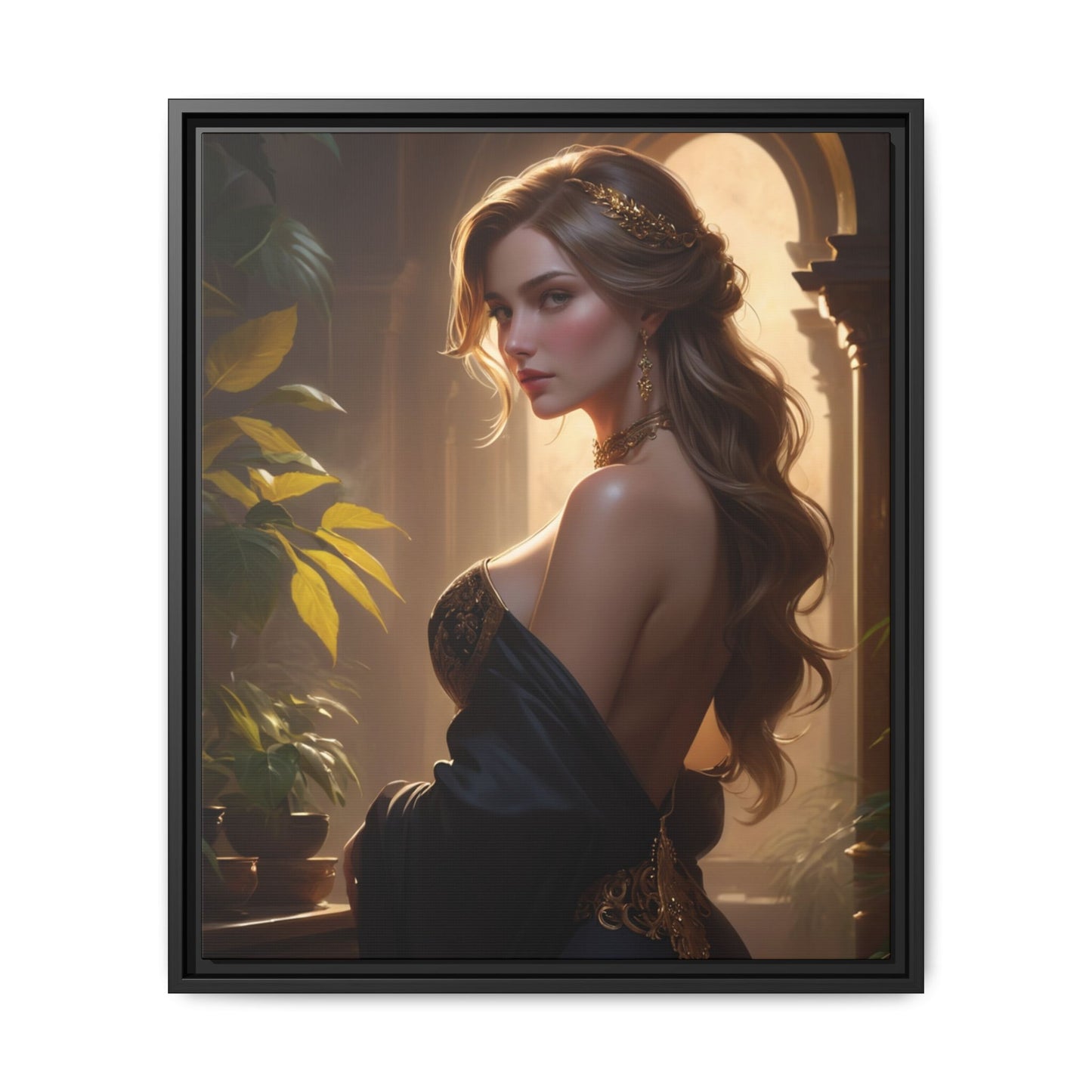 Matte Canvas, Framed (Multi-color)