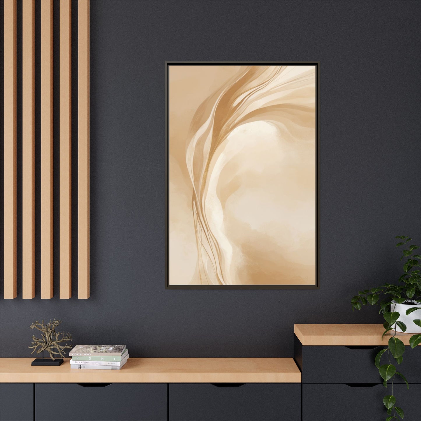 Matte Canvas, Framed (Multi-color)