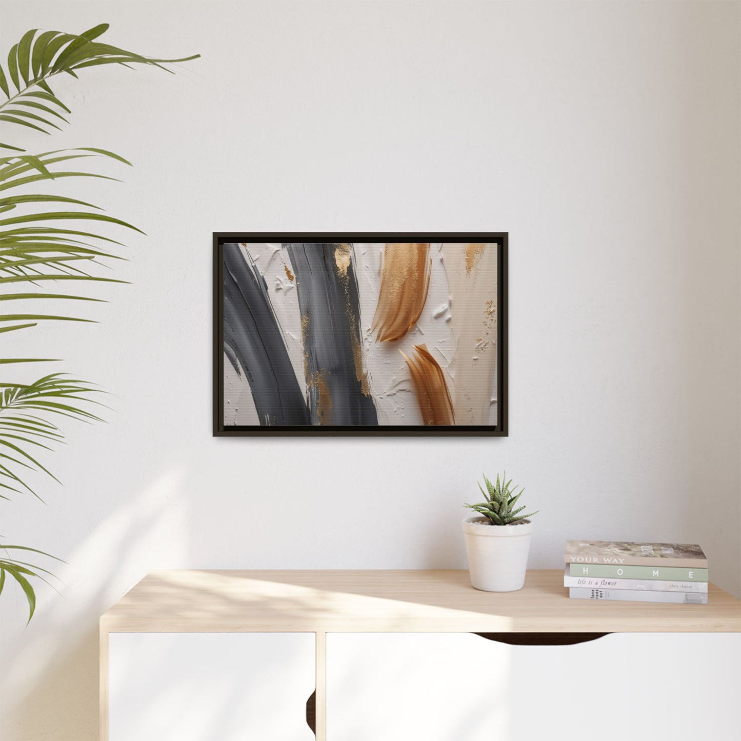 Matte Canvas, Framed (Multi-color)