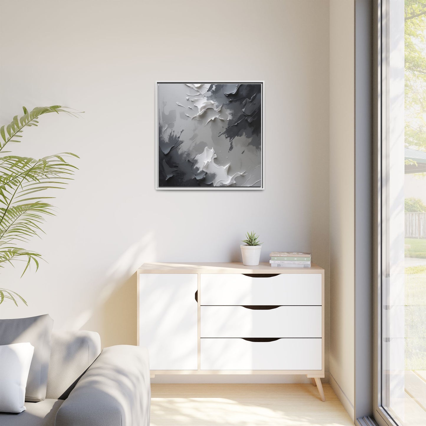 Matte Canvas, Framed (Multi-color)