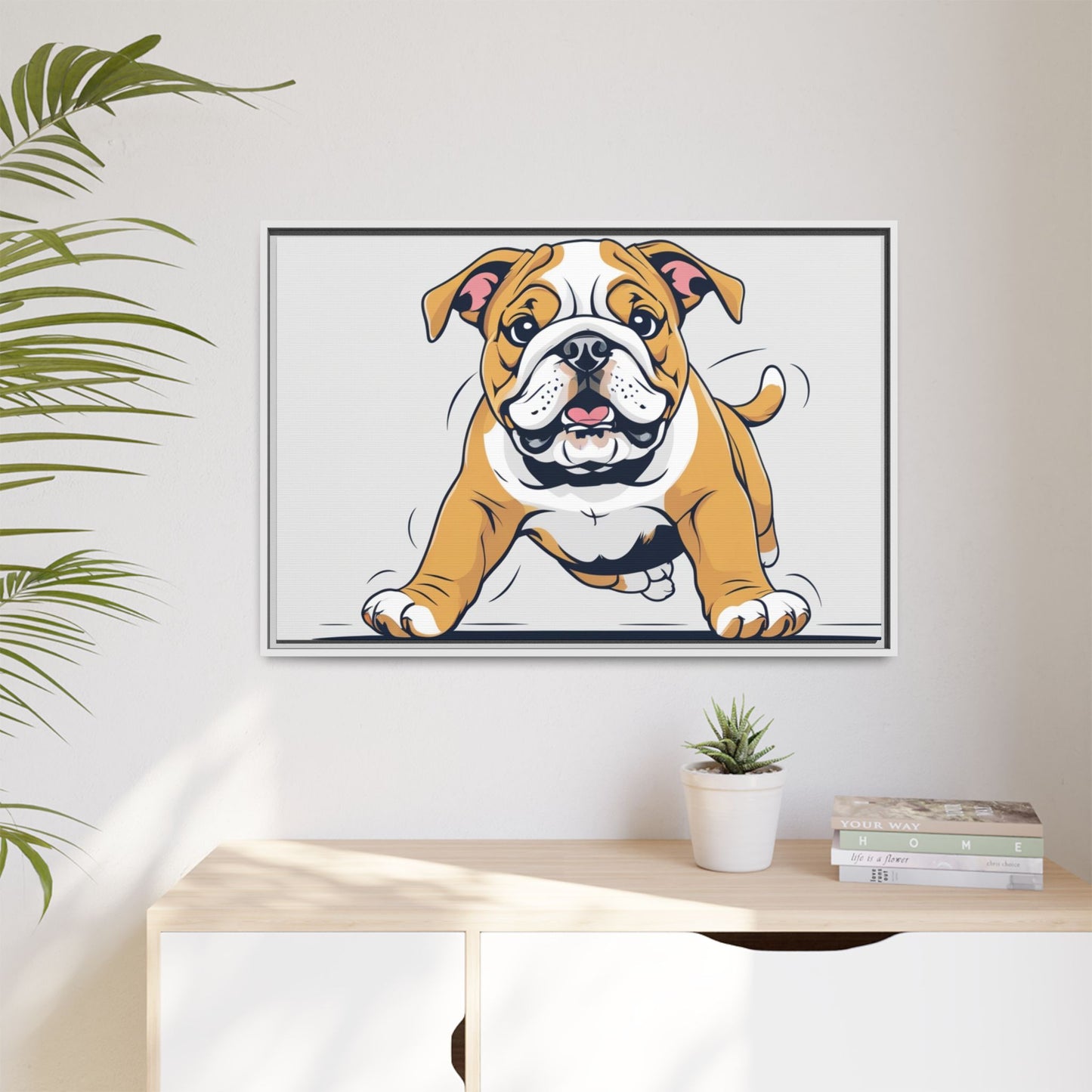 Matte Canvas, Framed (Multi-color)