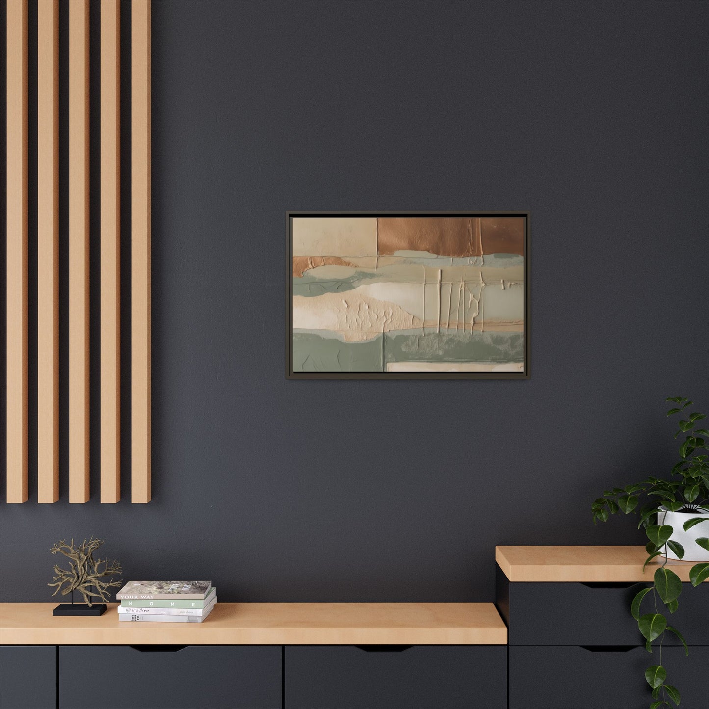 Matte Canvas, Framed (Multi-color)