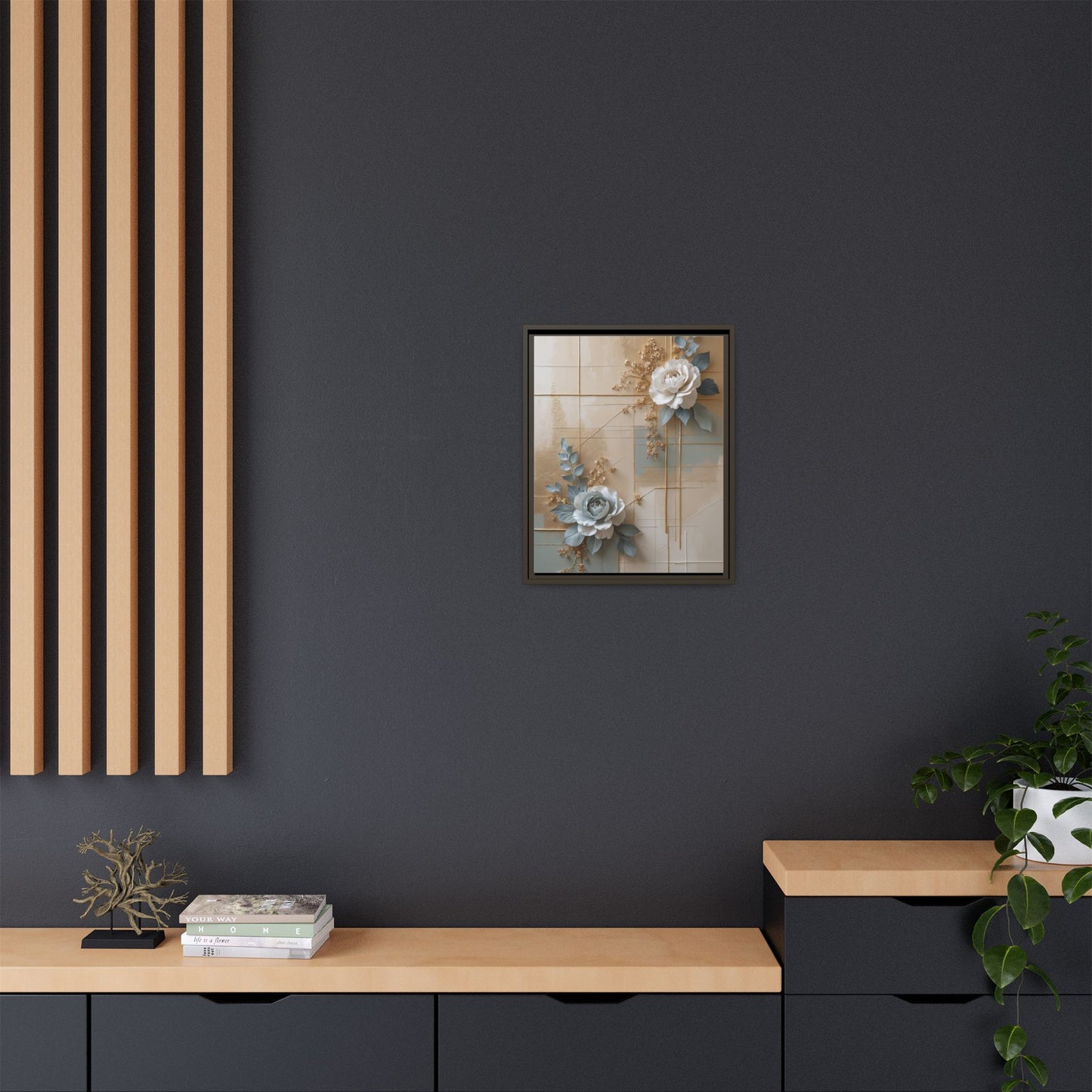 Matte Canvas, Framed (Multi-color)