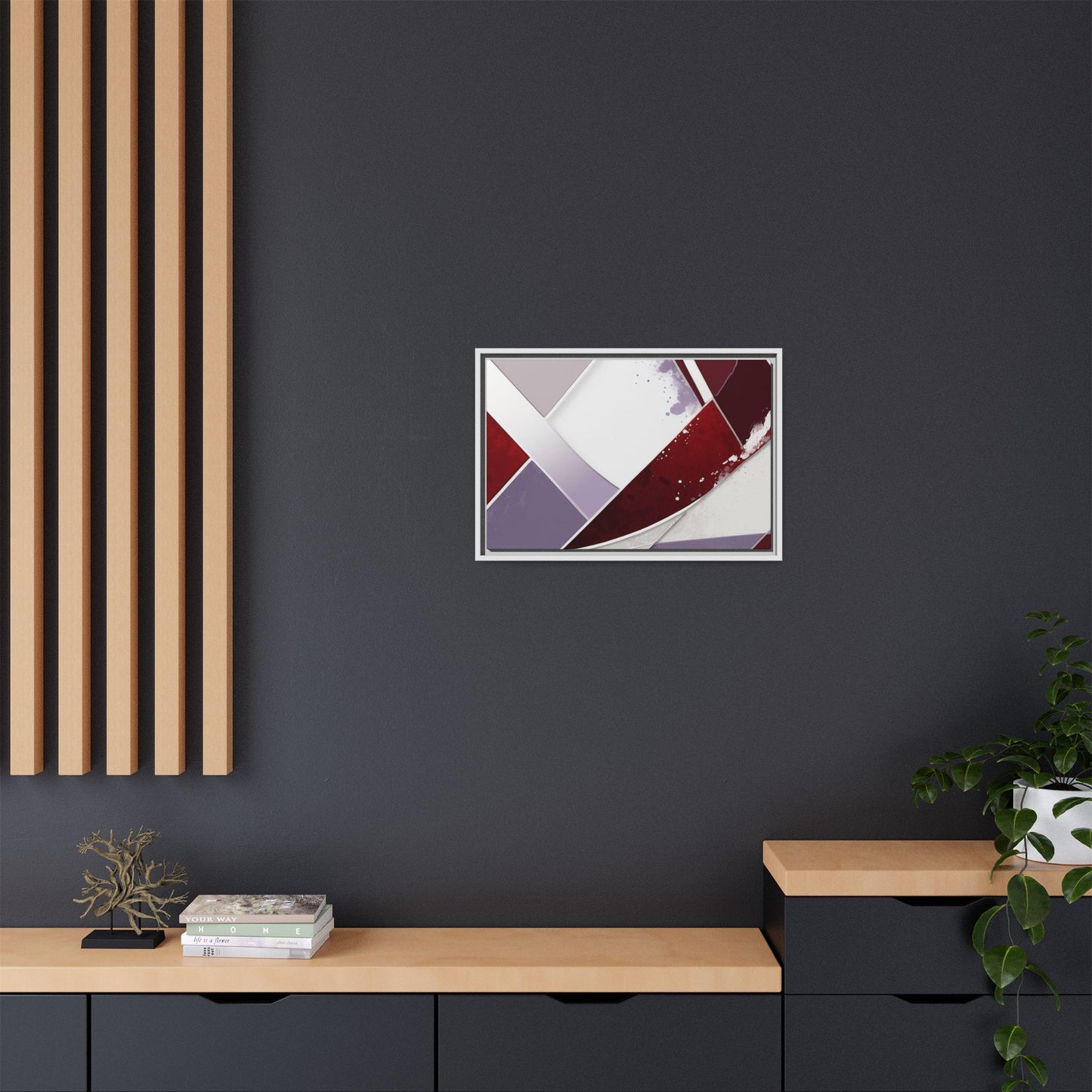 Matte Canvas, Framed (Multi-color)