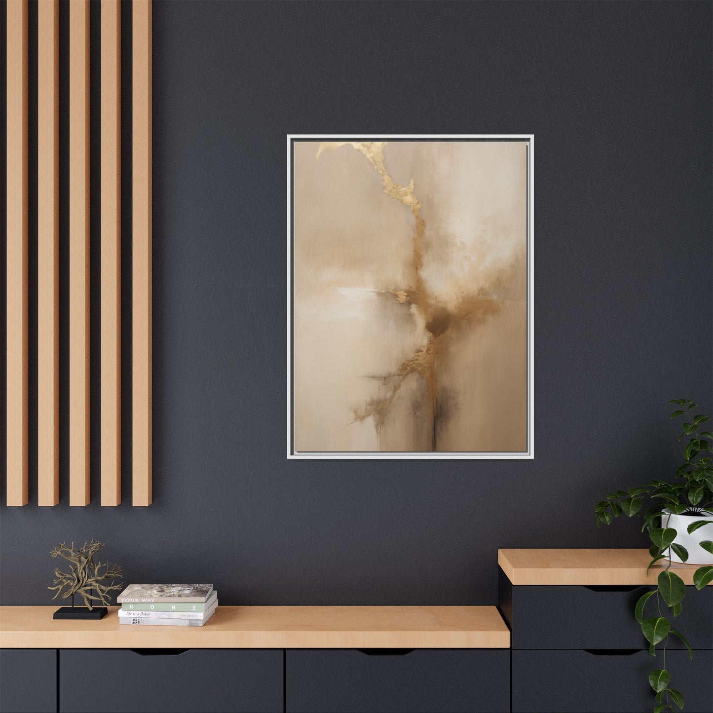 Matte Canvas, Framed (Multi-color)