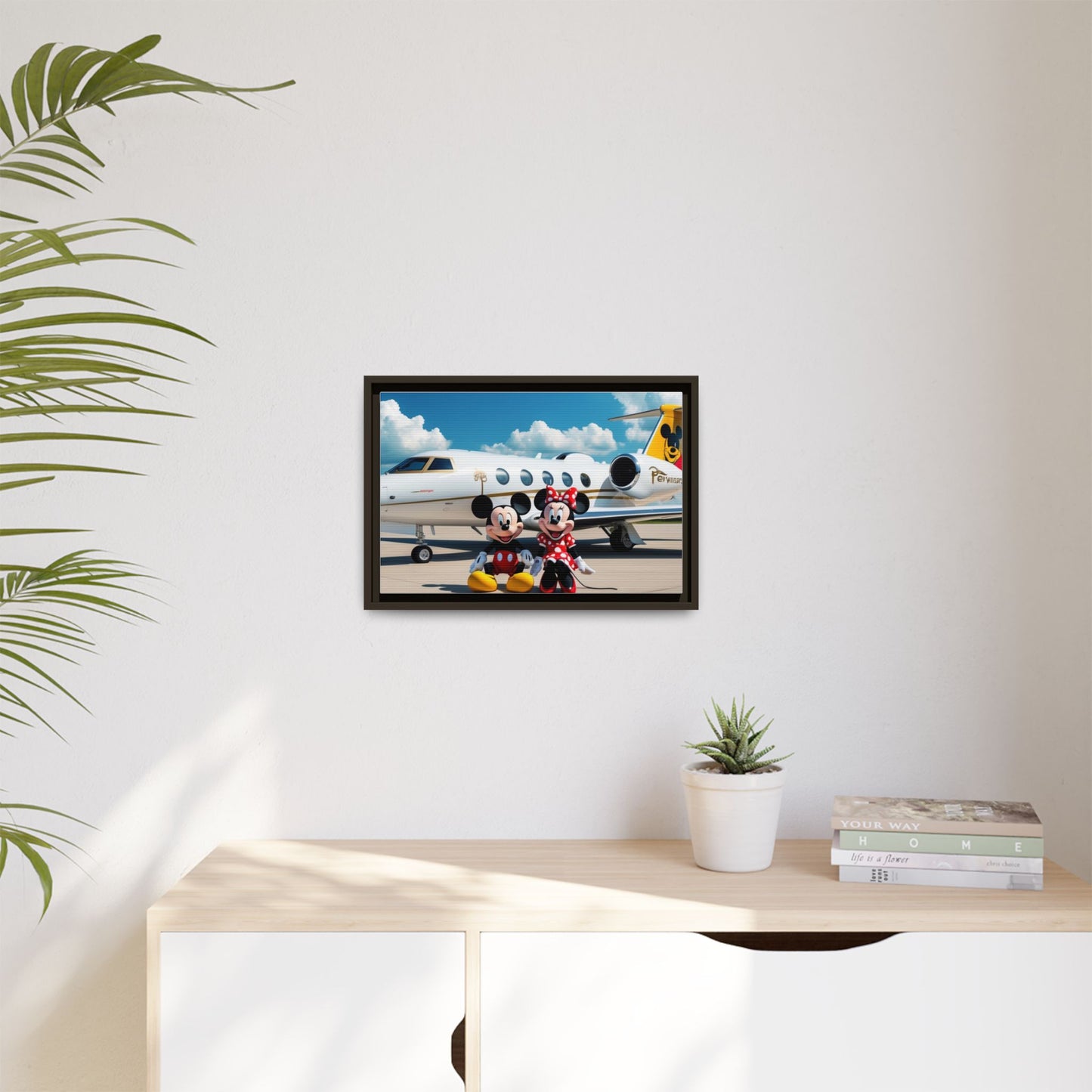Mickey & Minnie Jetsetter Canvas Art