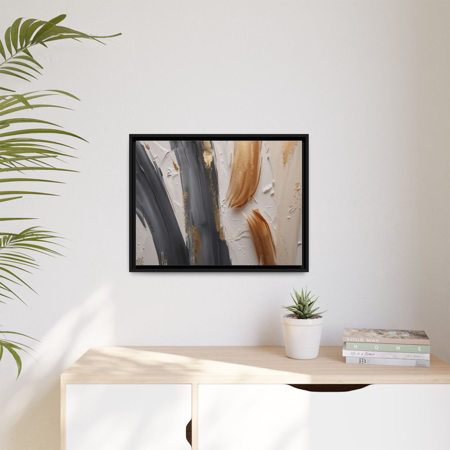 Matte Canvas, Framed (Multi-color)