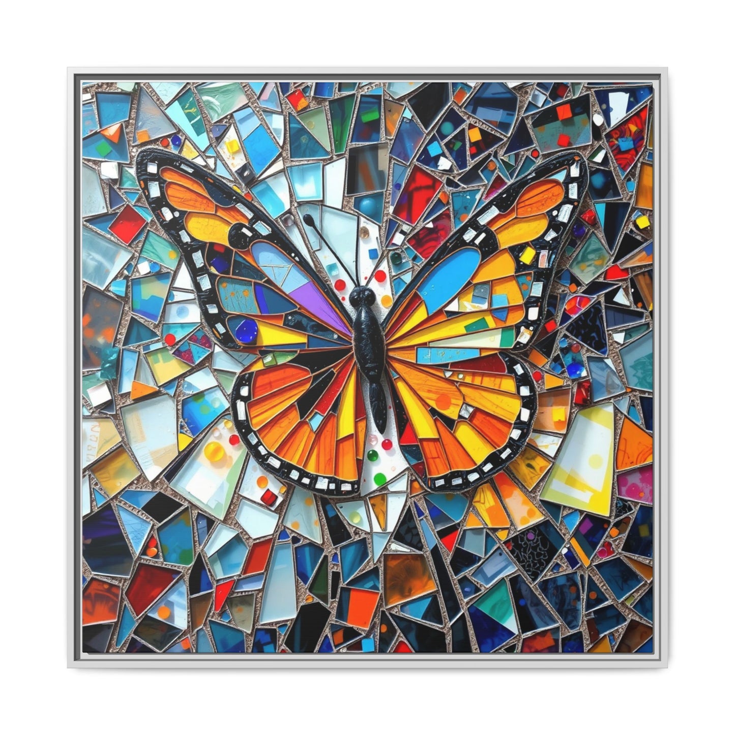 Wings of Renewal: Mosaic Butterfly Dream